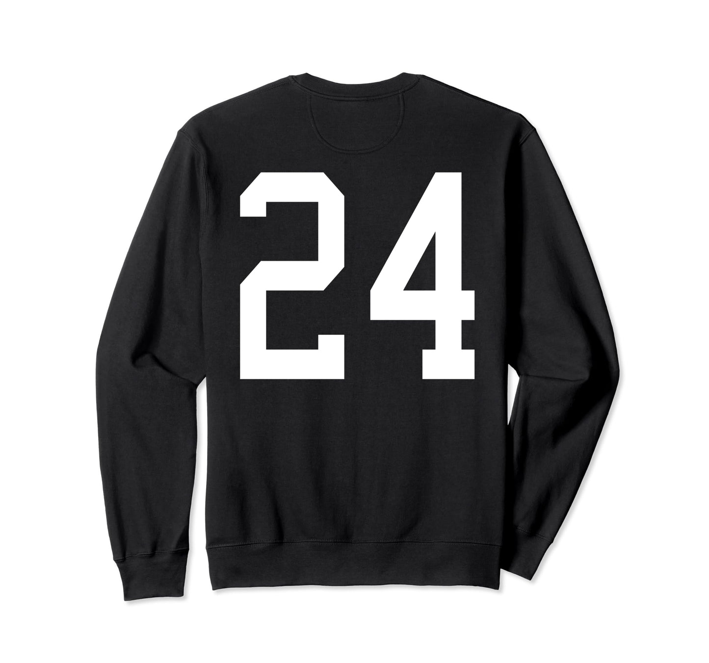 Number 24 Back Soccer Training Sweatshirt - Casual Everyday Wear Unisex - T-Shirt, Sweatshirt, Hoodie