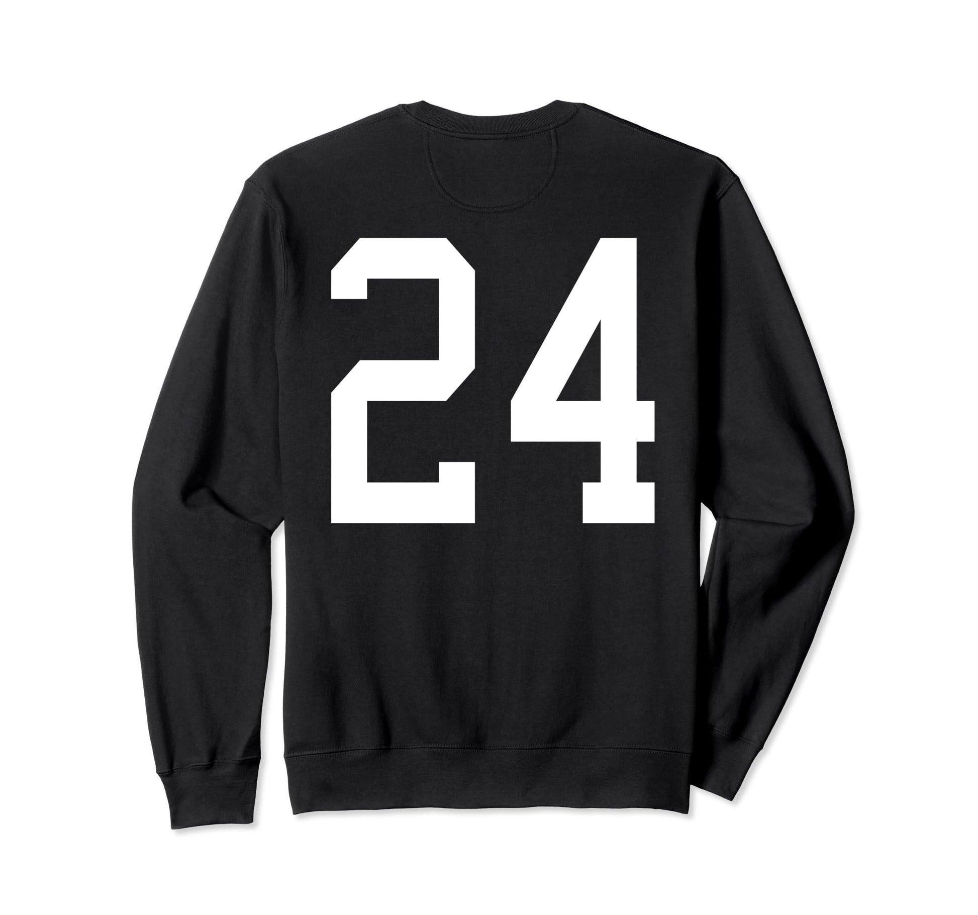 Number 24 Back Soccer Training Sweatshirt - Casual Everyday Wear Unisex - T-Shirt, Sweatshirt, Hoodie