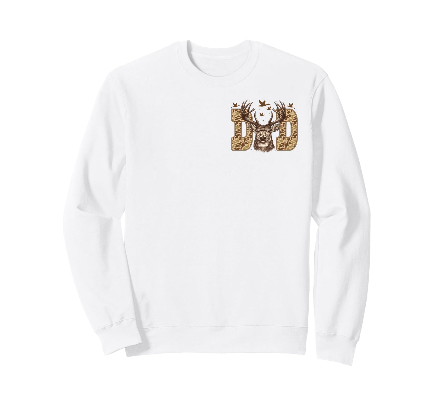 Hunting Camo Dad Pocket Camouflage Sweatshirt - Custom Art Print Unisex - T-Shirt, Sweatshirt, Hoodie