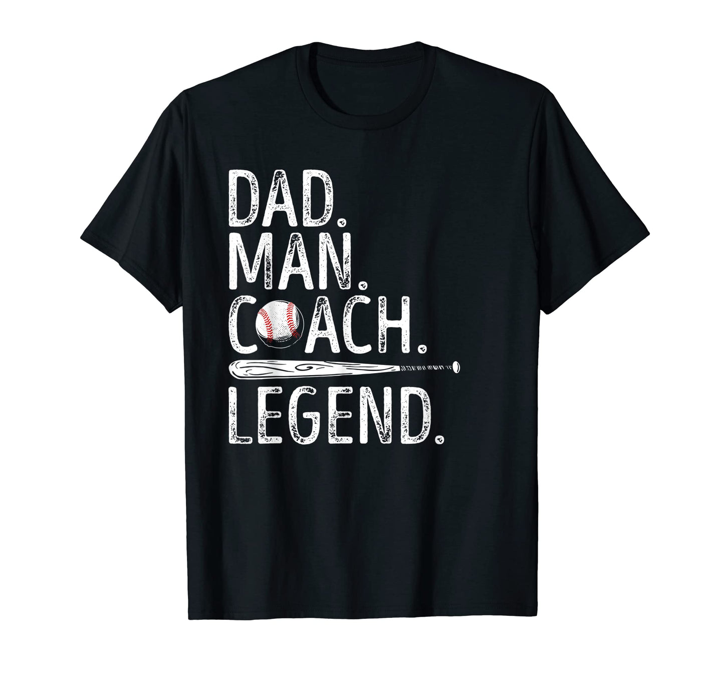 Dad Coach Legend Baseball T-Shirt - Trendy Graphic Unisex - T-Shirt, Sweatshirt, Hoodie