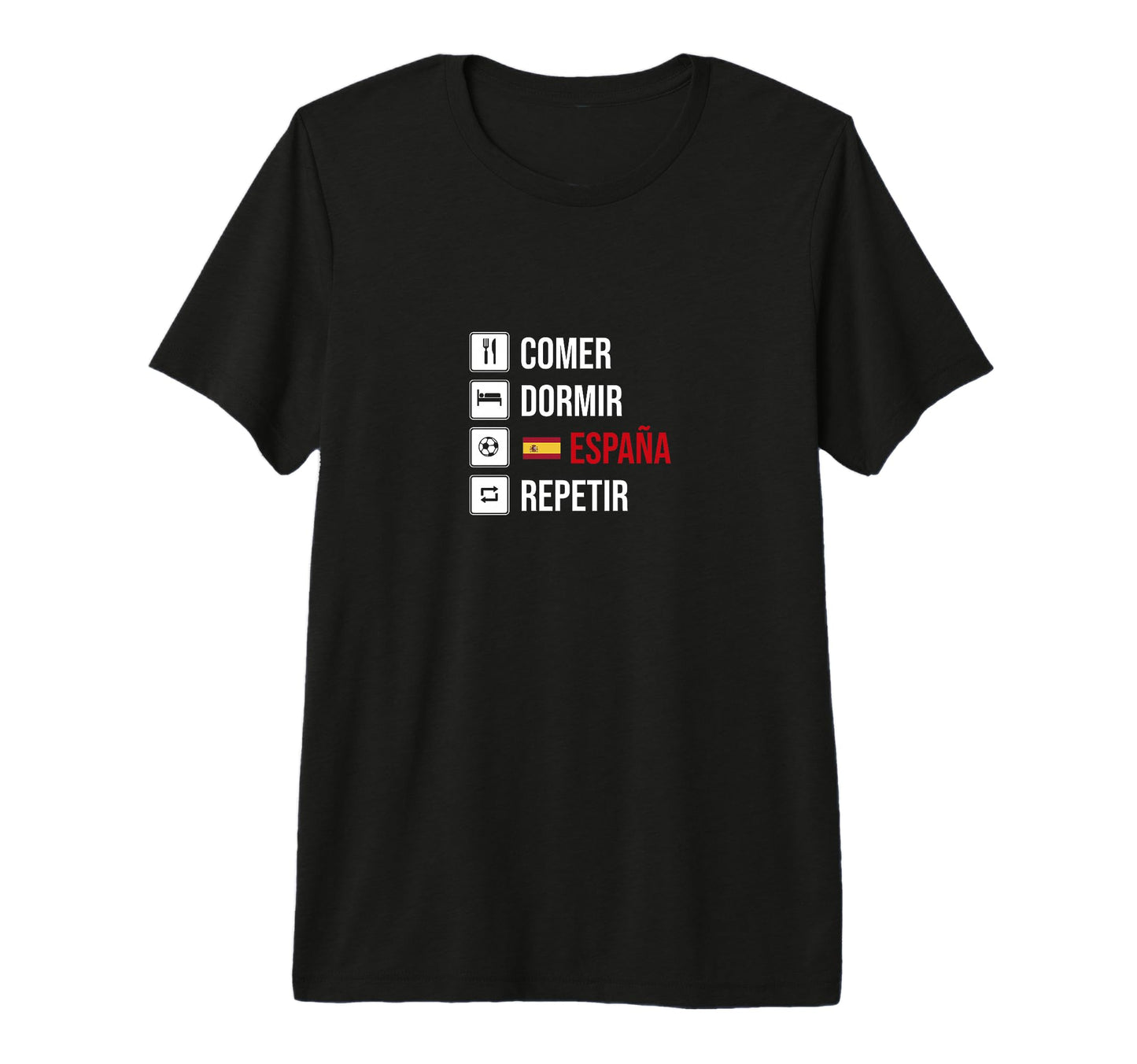 Spain Soccer Fans Related Products Tri T-Shirt - Trendy Graphic for Adults - T-Shirt, Sweatshirt, Hoodie