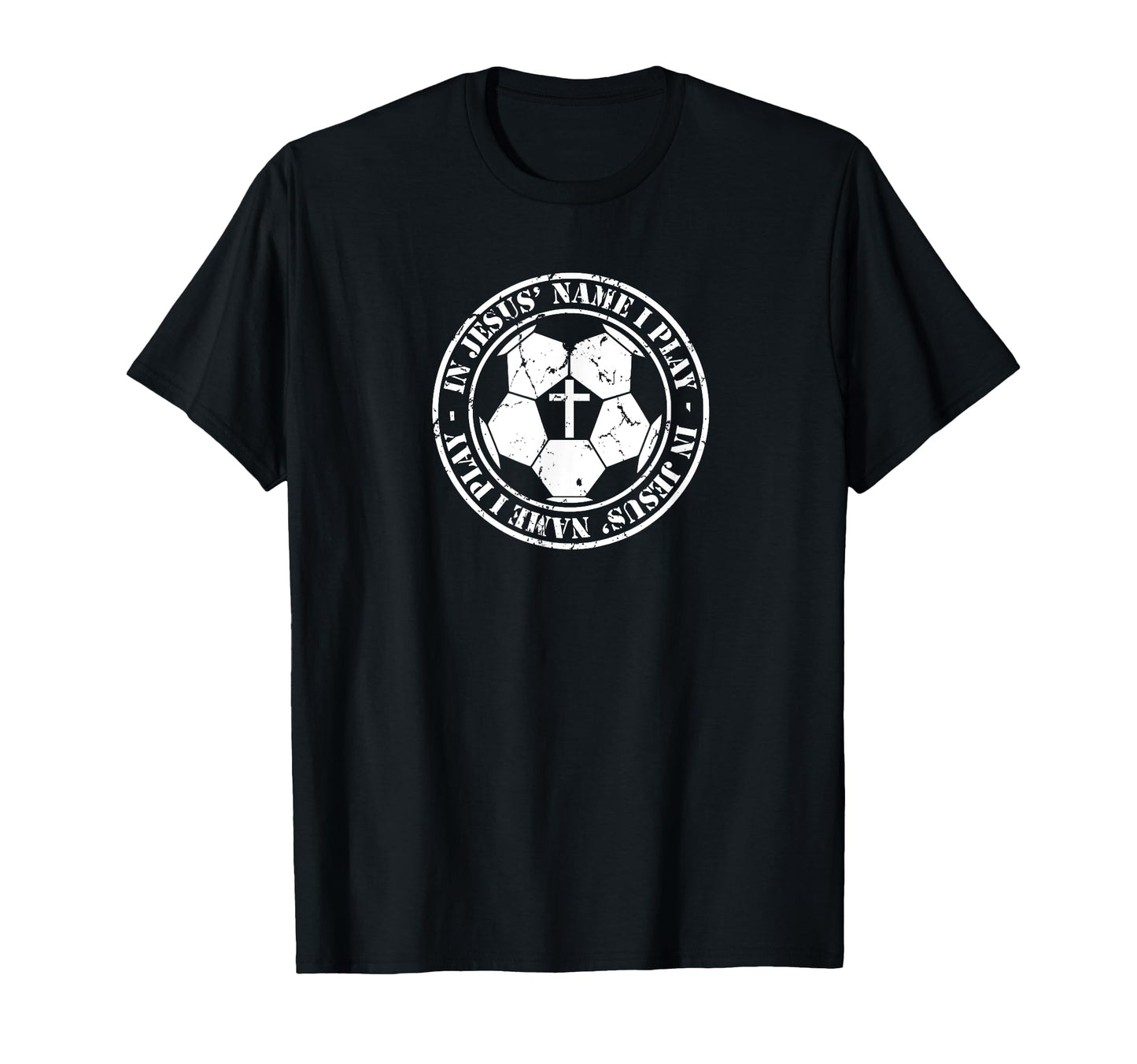 Soccer Jesus Name I Play Faith T-Shirt - Custom Art Print Men Women - T-Shirt, Sweatshirt, Hoodie