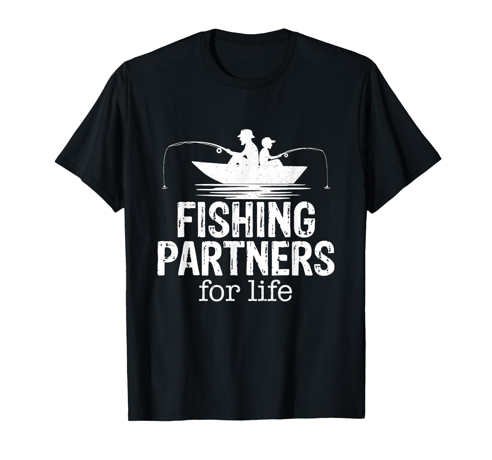 Father And Son Fishing Partners T-Shirt - Casual Everyday Wear for Adults - T-Shirt, Sweatshirt, Hoodie