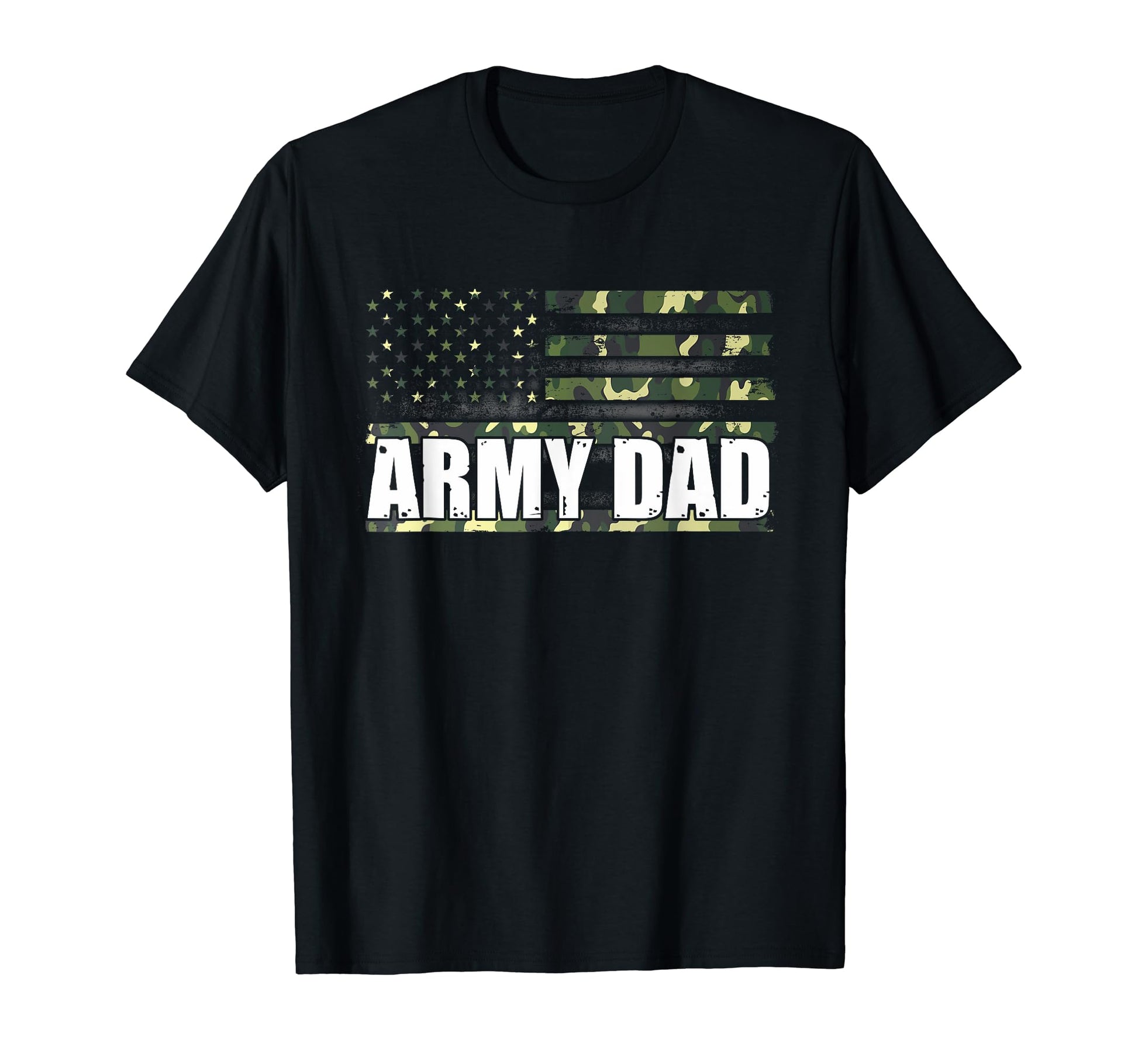Usa Flag Camouflage Proud Veteran Dad T-Shirt - Novelty Apparel for Adults - T-Shirt, Sweatshirt, Hoodie