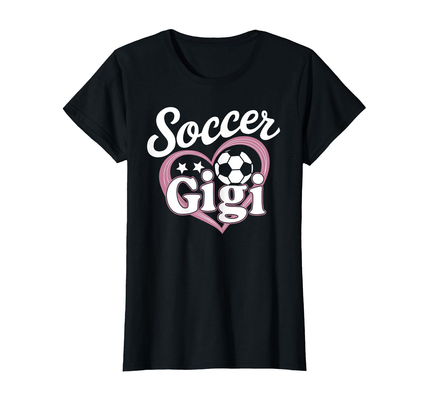 Soccer Gigi Grandma Heart T-Shirt - Casual Everyday Wear for Adults - T-Shirt, Sweatshirt, Hoodie