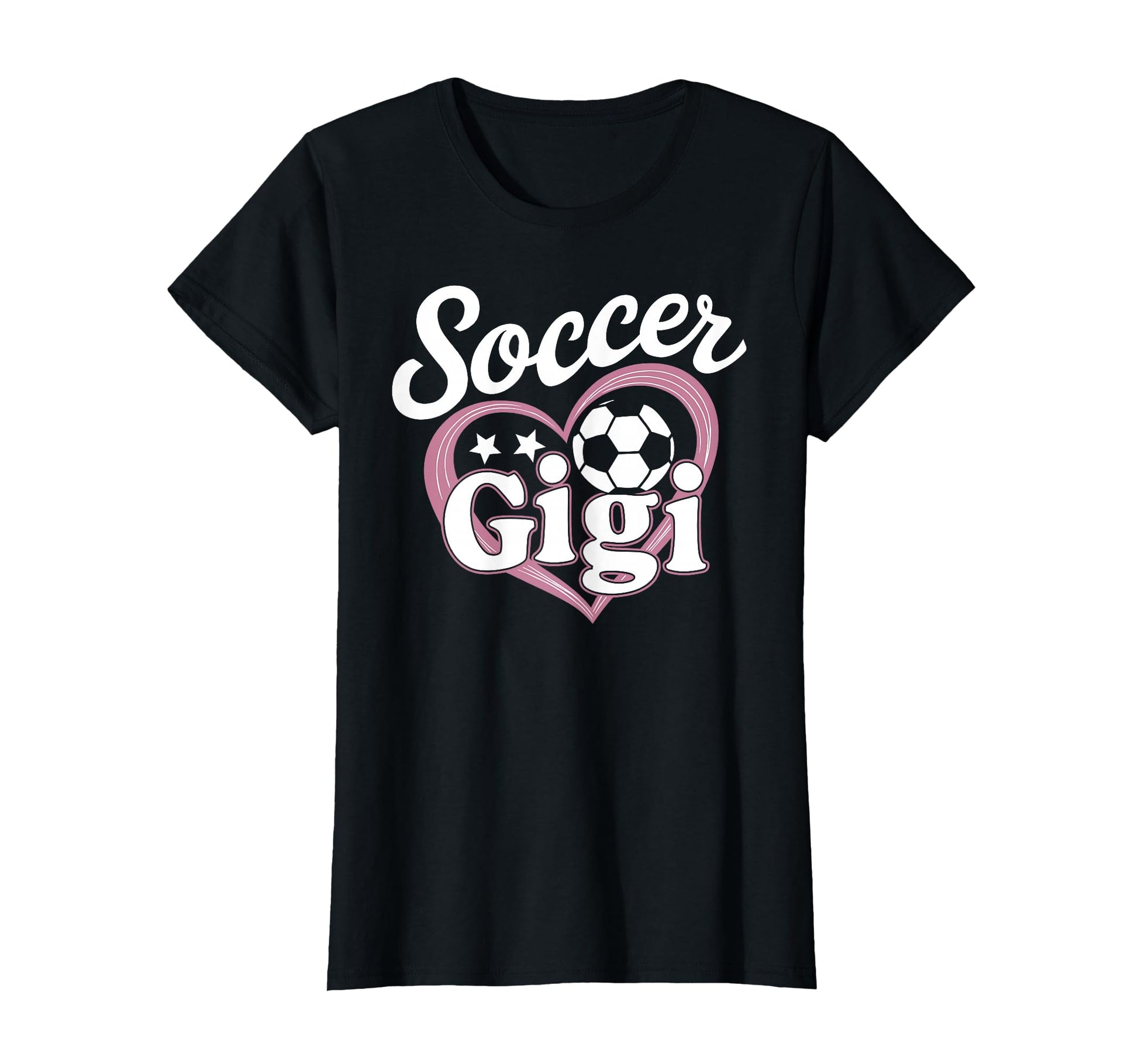 Soccer Gigi Grandma Heart T-Shirt - Casual Everyday Wear for Adults - T-Shirt, Sweatshirt, Hoodie