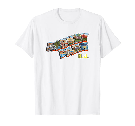 Asbury Park Nj New Jersey Souvenir T-Shirt - Casual Everyday Wear Men Women - T-Shirt, Sweatshirt, Hoodie