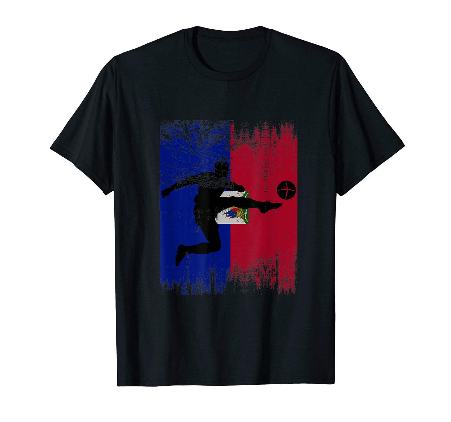 Haiti Soccer Haitian Football T-Shirt - Novelty Apparel for Adults - T-Shirt, Sweatshirt, Hoodie