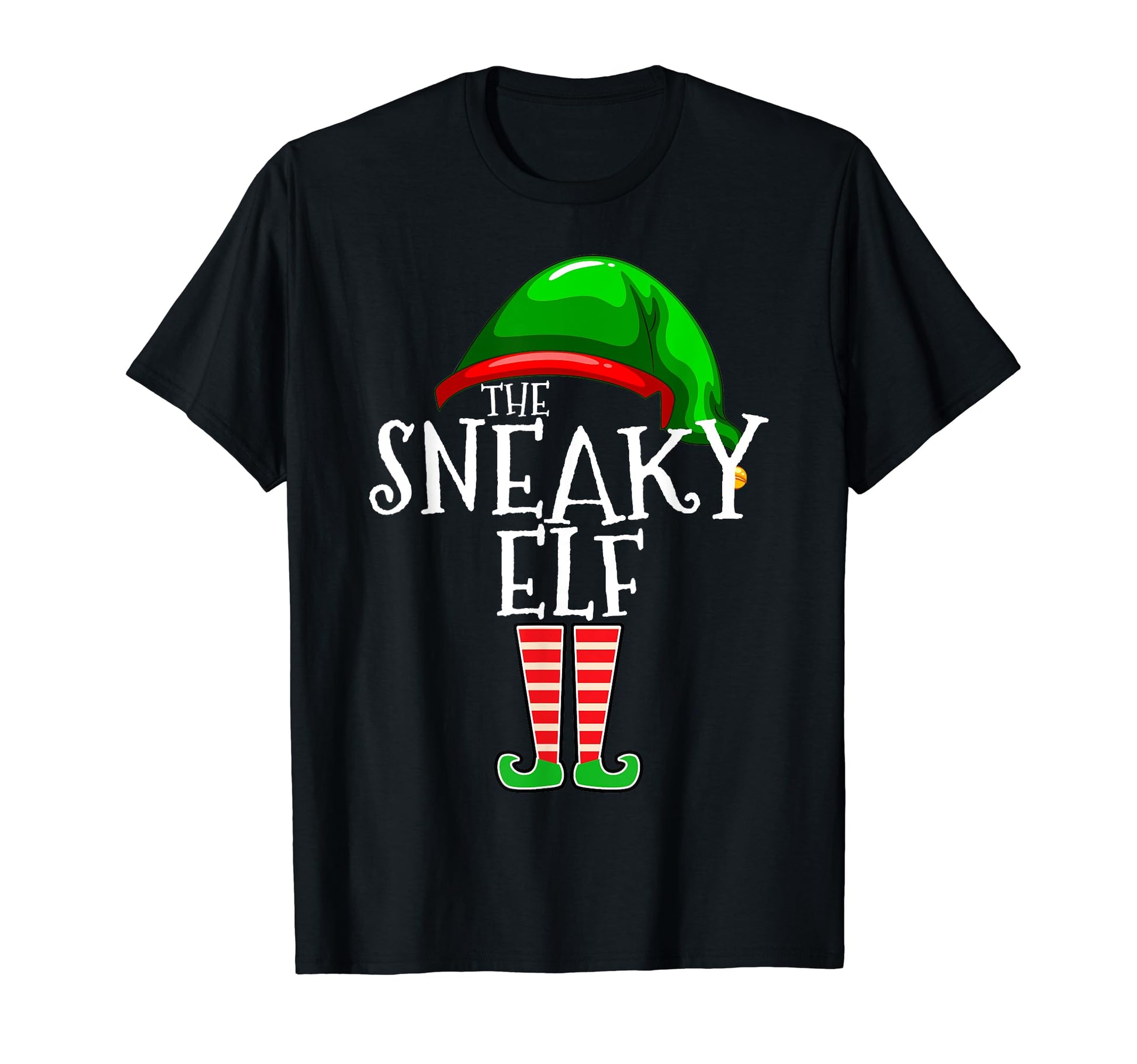 Sneaky Elf Group Matching Family Gift T-Shirt - Custom Art Print Men Women - T-Shirt, Sweatshirt, Hoodie