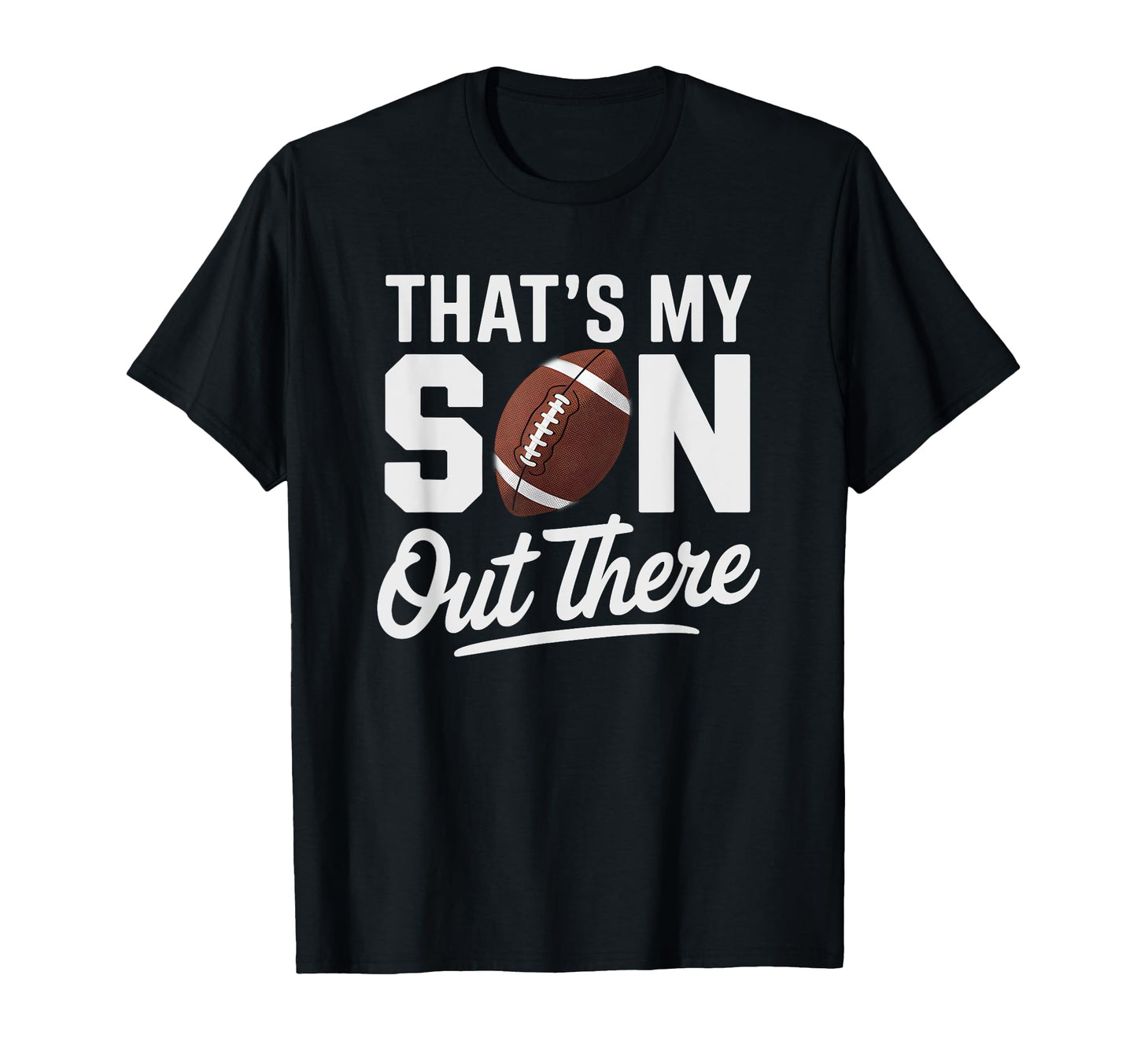 Football Mom Dad Proud Parent Game T-Shirt - Fun Novelty Design for Adults - T-Shirt, Sweatshirt, Hoodie
