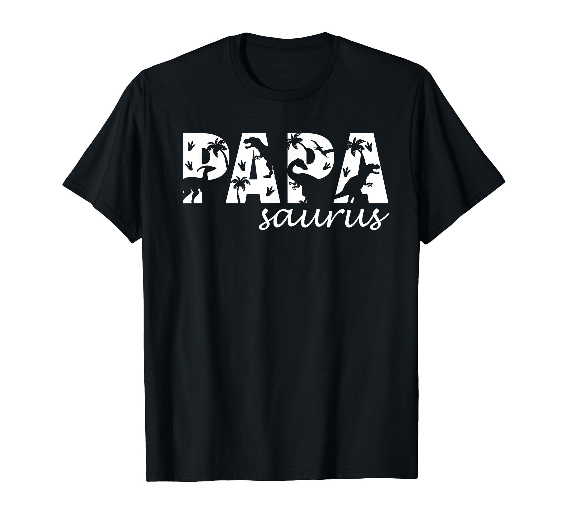 Papasaurus T Rex Dinosaur Papa Saurus T-Shirt - Custom Art Print Men Women - T-Shirt, Sweatshirt, Hoodie