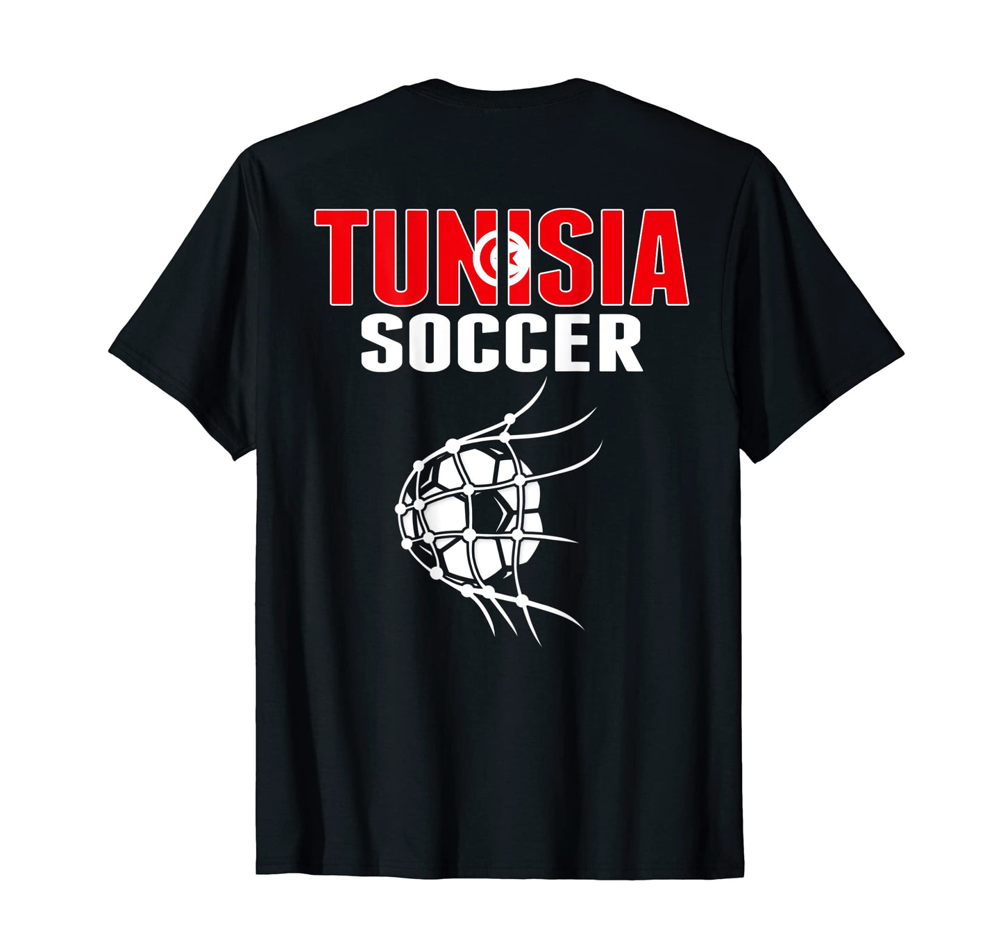 Tunisia Soccer Fans Jersey Support T-Shirt - Custom Art Print Men Women - T-Shirt, Sweatshirt, Hoodie