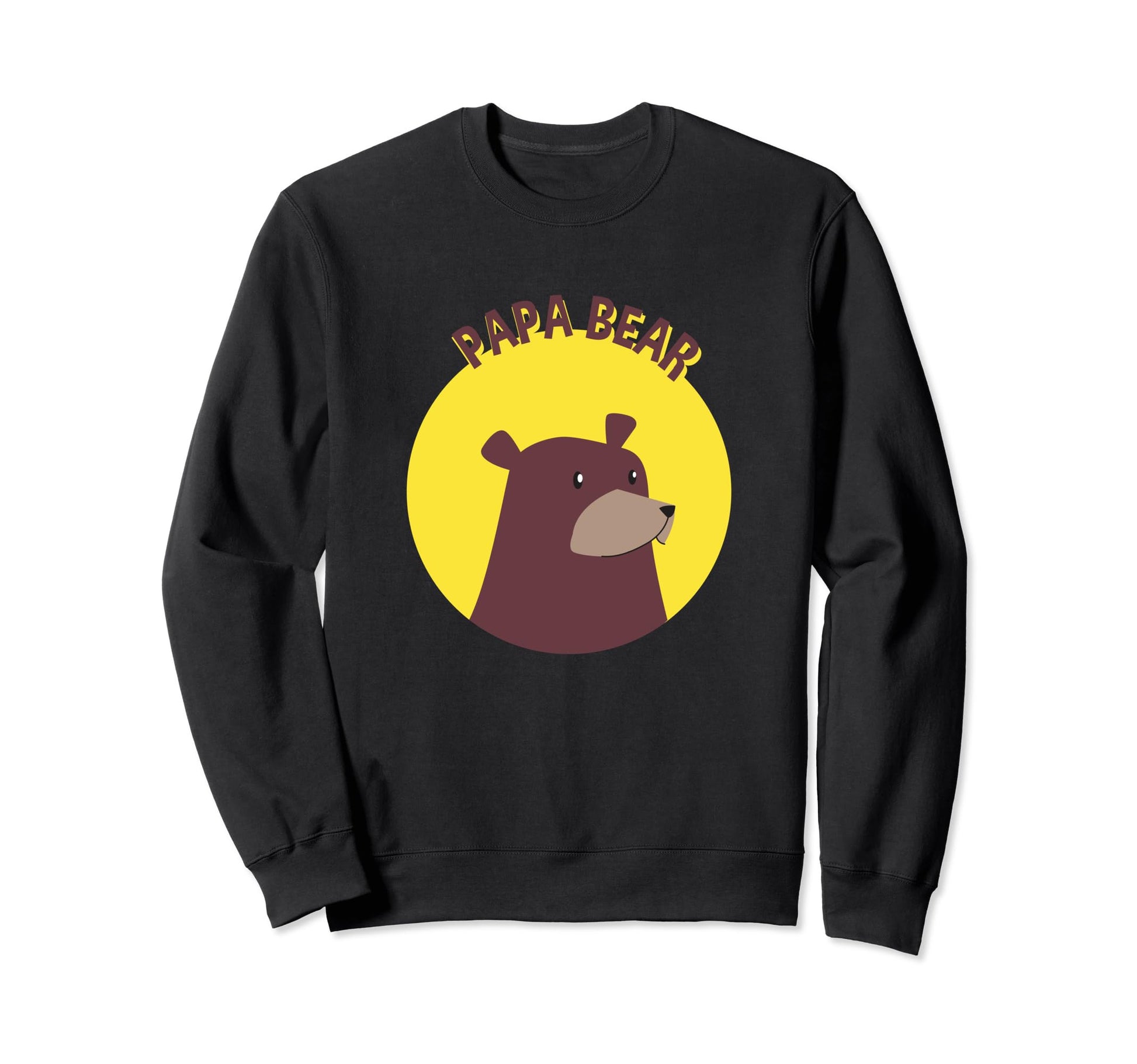 Papa Bear Protective Loving Strong Sweatshirt - Graphic Print for Adults - T-Shirt, Sweatshirt, Hoodie