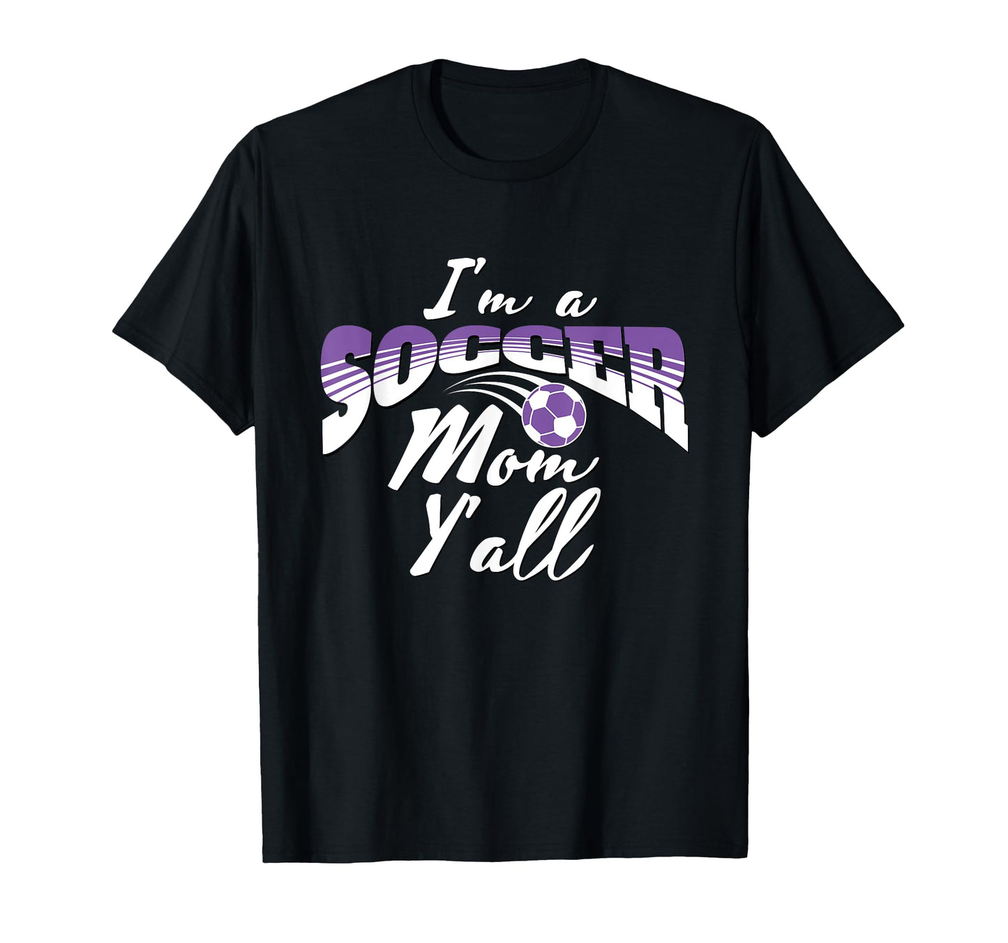 Mom Soccer Lover Soccer Mom Gift Purple T-Shirt - Unique Graphic Men Women - T-Shirt, Sweatshirt, Hoodie