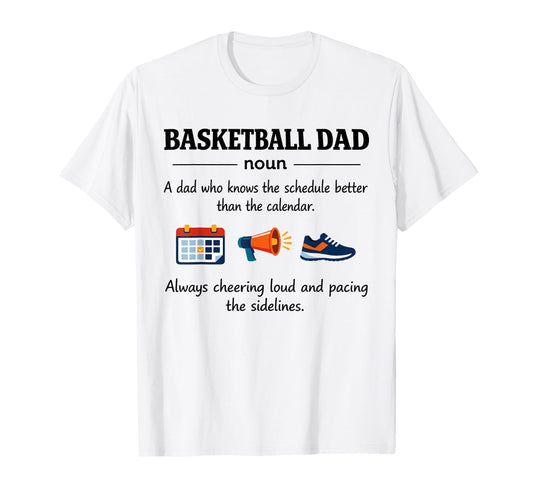 Basketball Dad Definition Gifts Fathers T-Shirt - Trendy Graphic Men Women - T-Shirt, Sweatshirt, Hoodie