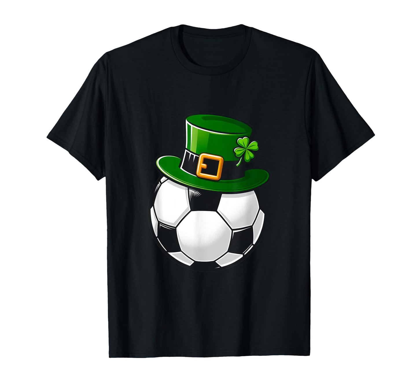 Soccer St Patricks Day Soccer Ball T-Shirt - Novelty Apparel for Adults - T-Shirt, Sweatshirt, Hoodie