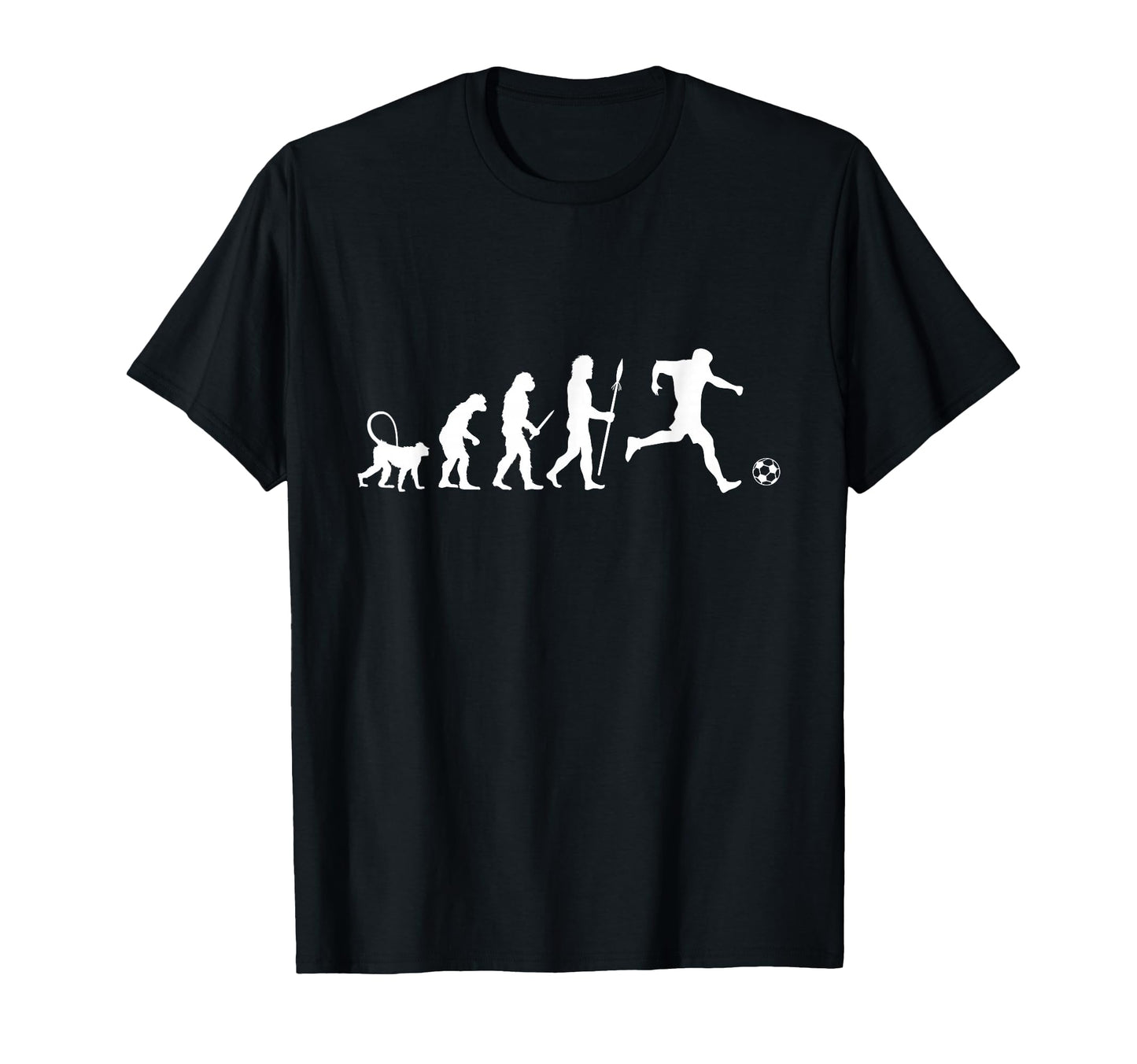 Funny Soccer Evolution T-Shirt - Fun Novelty Design for Adults - T-Shirt, Sweatshirt, Hoodie