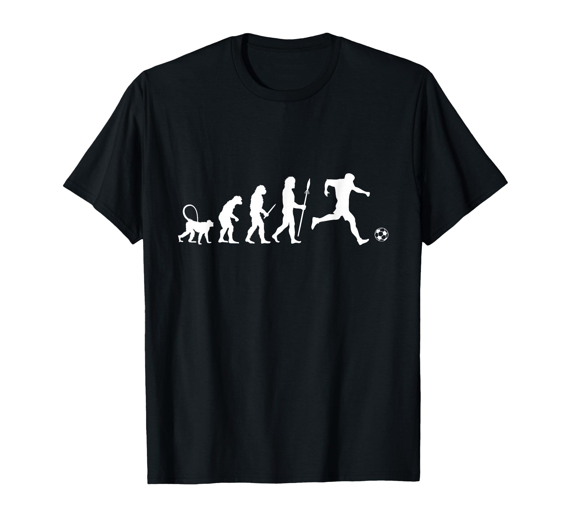 Funny Soccer Evolution T-Shirt - Fun Novelty Design for Adults - T-Shirt, Sweatshirt, Hoodie