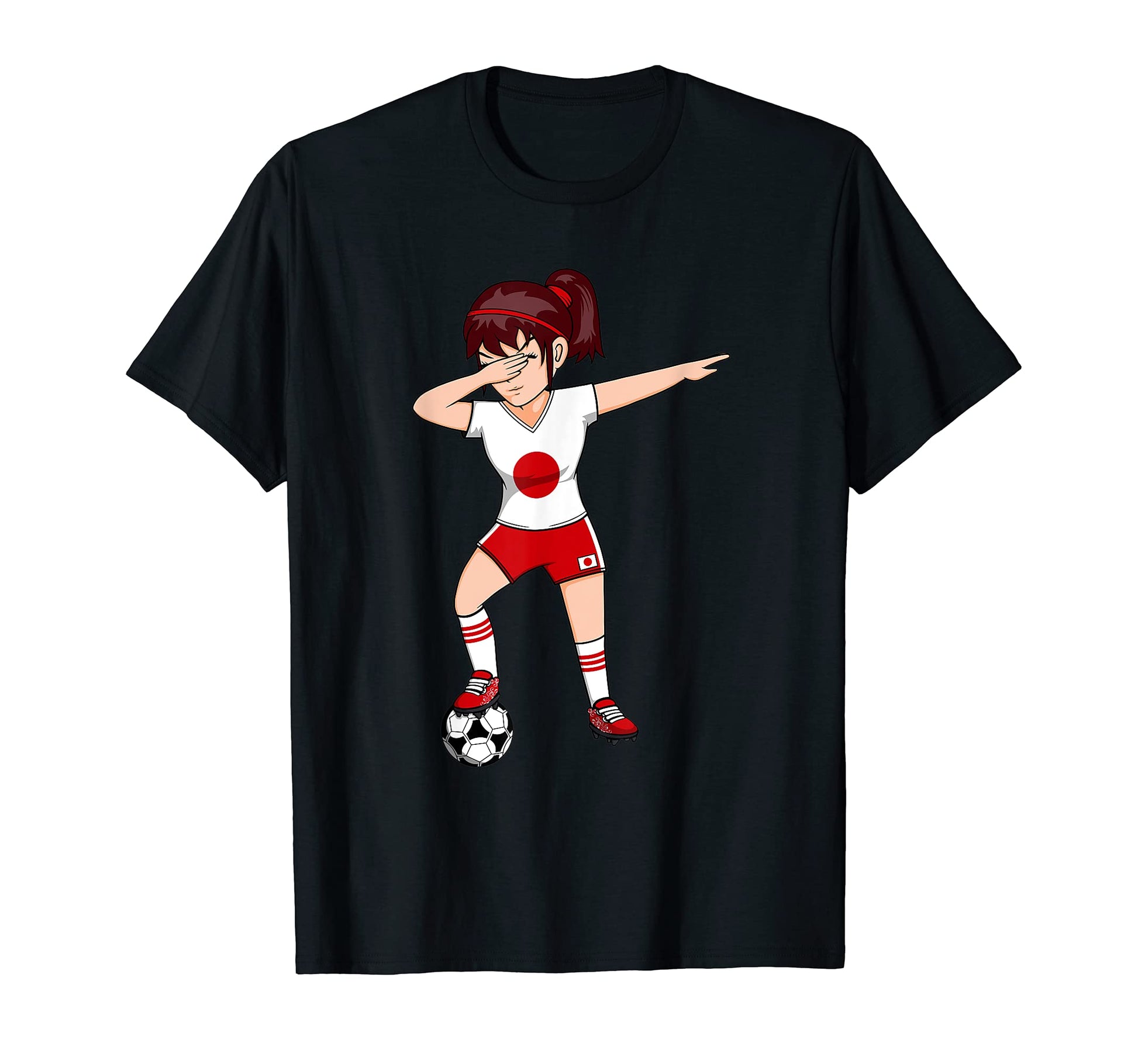 Dabbing Soccer Japan Jersey Japanese T-Shirt - Novelty Apparel for Adults - T-Shirt, Sweatshirt, Hoodie