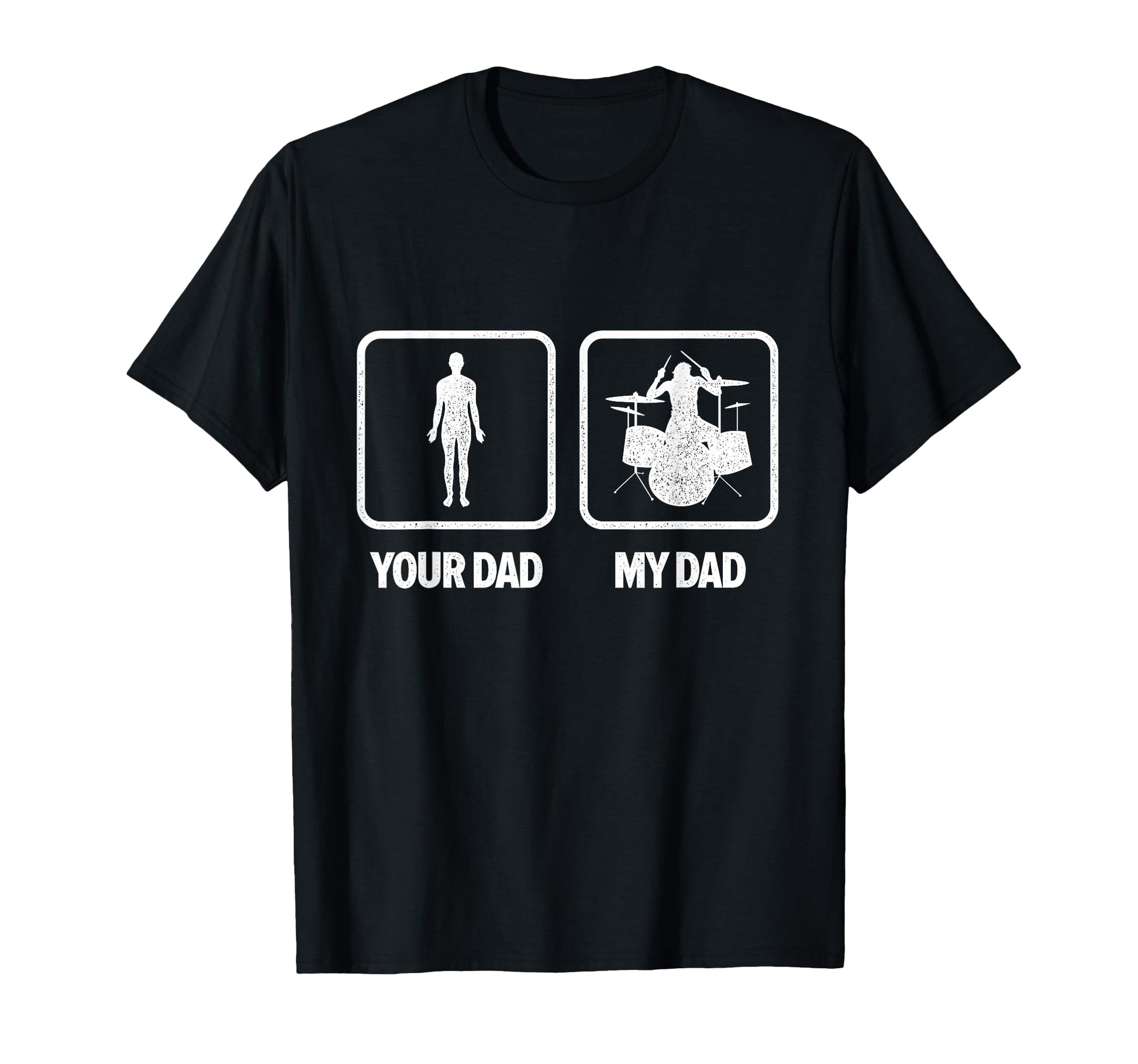 My Dad Drummer Drumming Drums T-Shirt - Aesthetic Graphic for Adults - T-Shirt, Sweatshirt, Hoodie