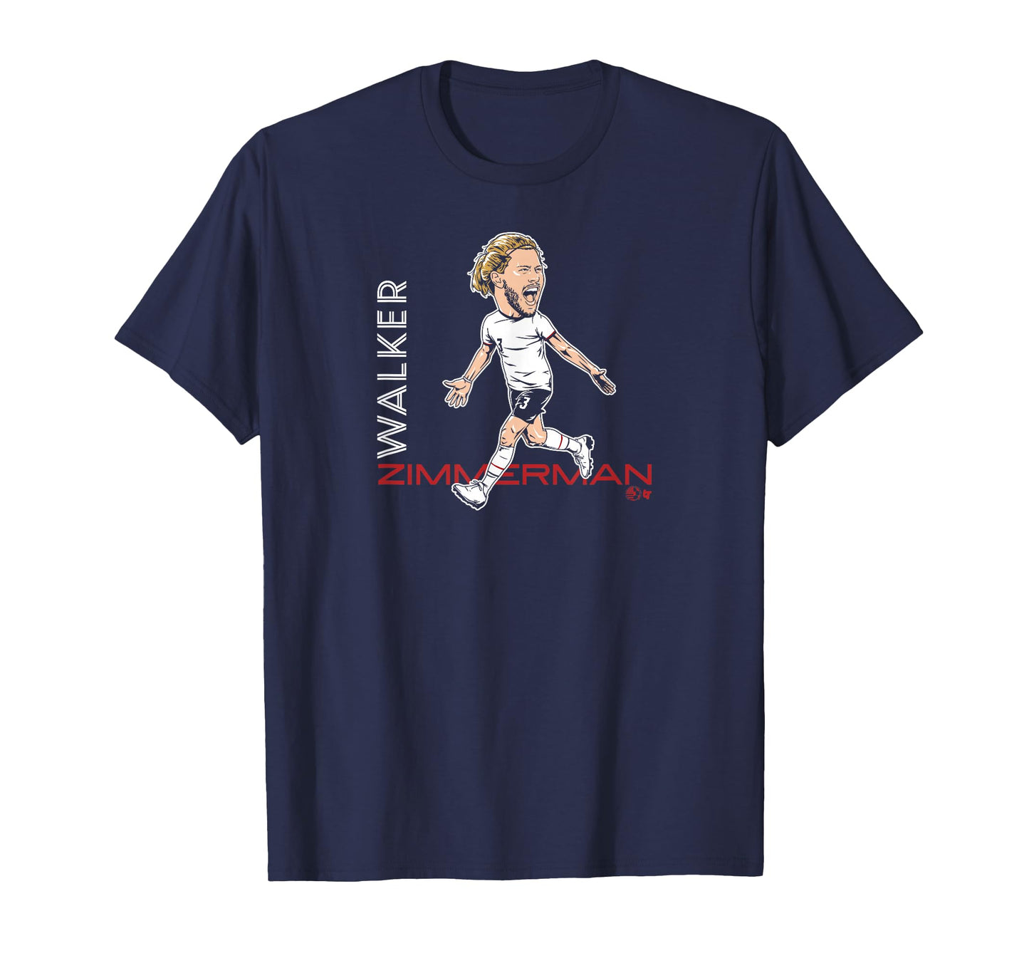 Walker Zimmerman Caricature United T-Shirt - Streetwear Style for Adults - T-Shirt, Sweatshirt, Hoodie