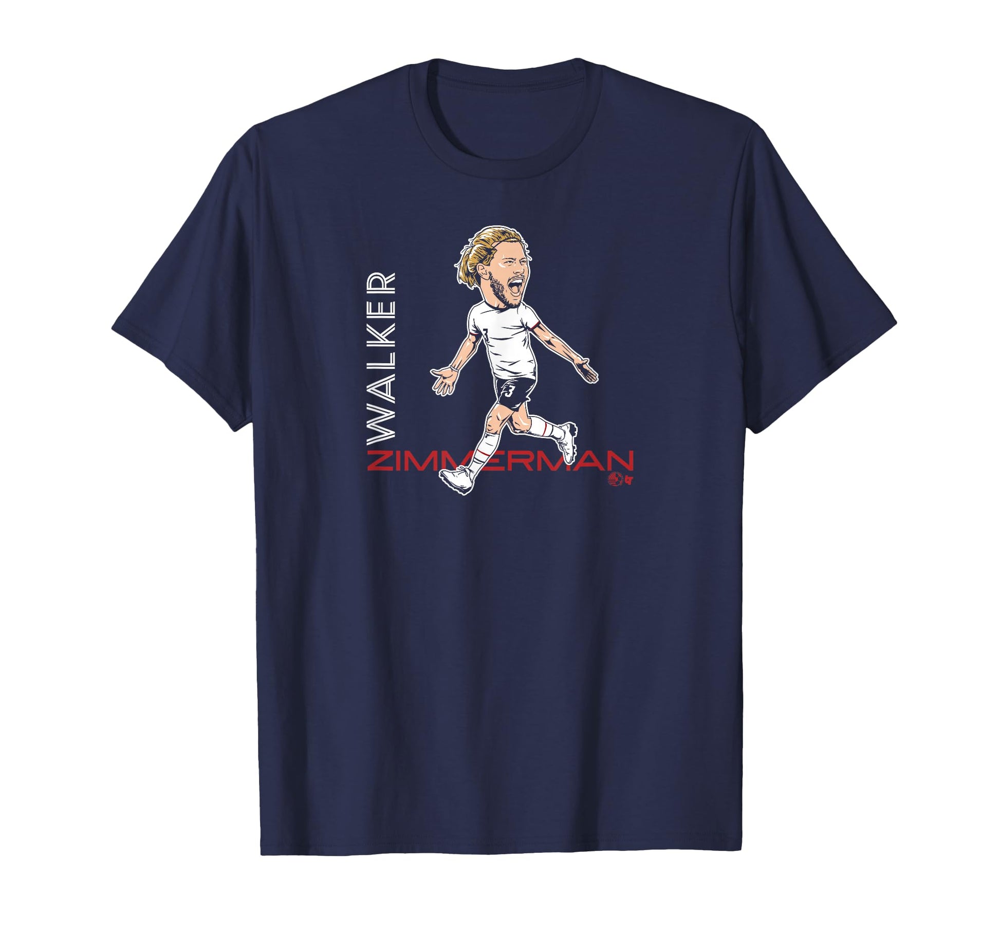 Walker Zimmerman Caricature United T-Shirt - Streetwear Style for Adults - T-Shirt, Sweatshirt, Hoodie