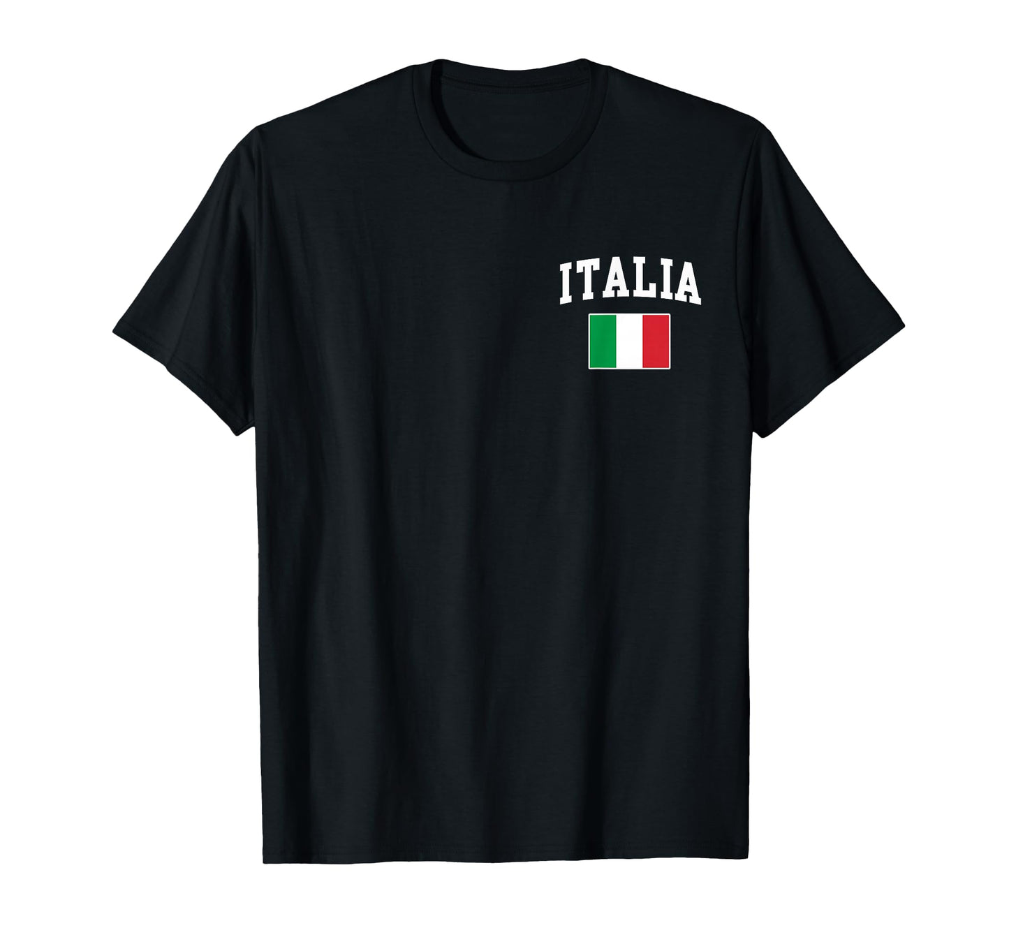Italia Flag Italy Italian Italiano T-Shirt - Custom Art Print Men Women - T-Shirt, Sweatshirt, Hoodie