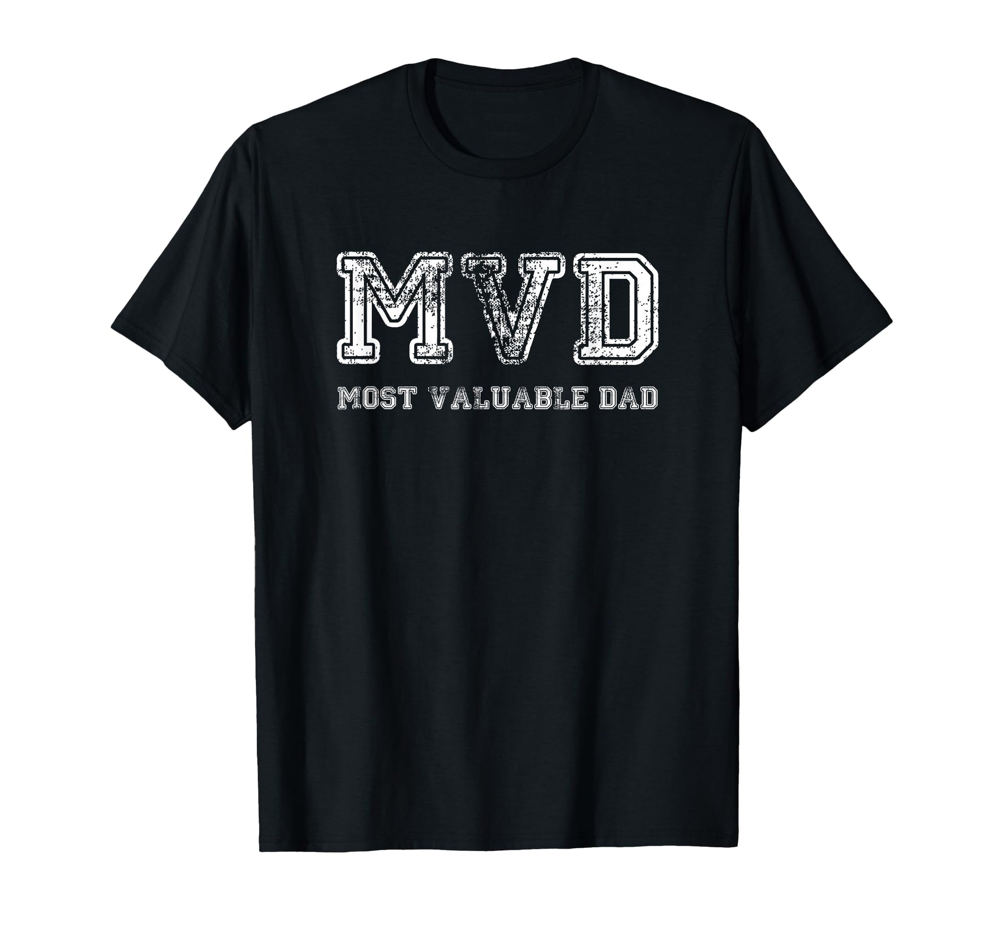 Most Valuable Dad Mvd Baseball Gift T-Shirt - Custom Art Print Unisex - T-Shirt, Sweatshirt, Hoodie