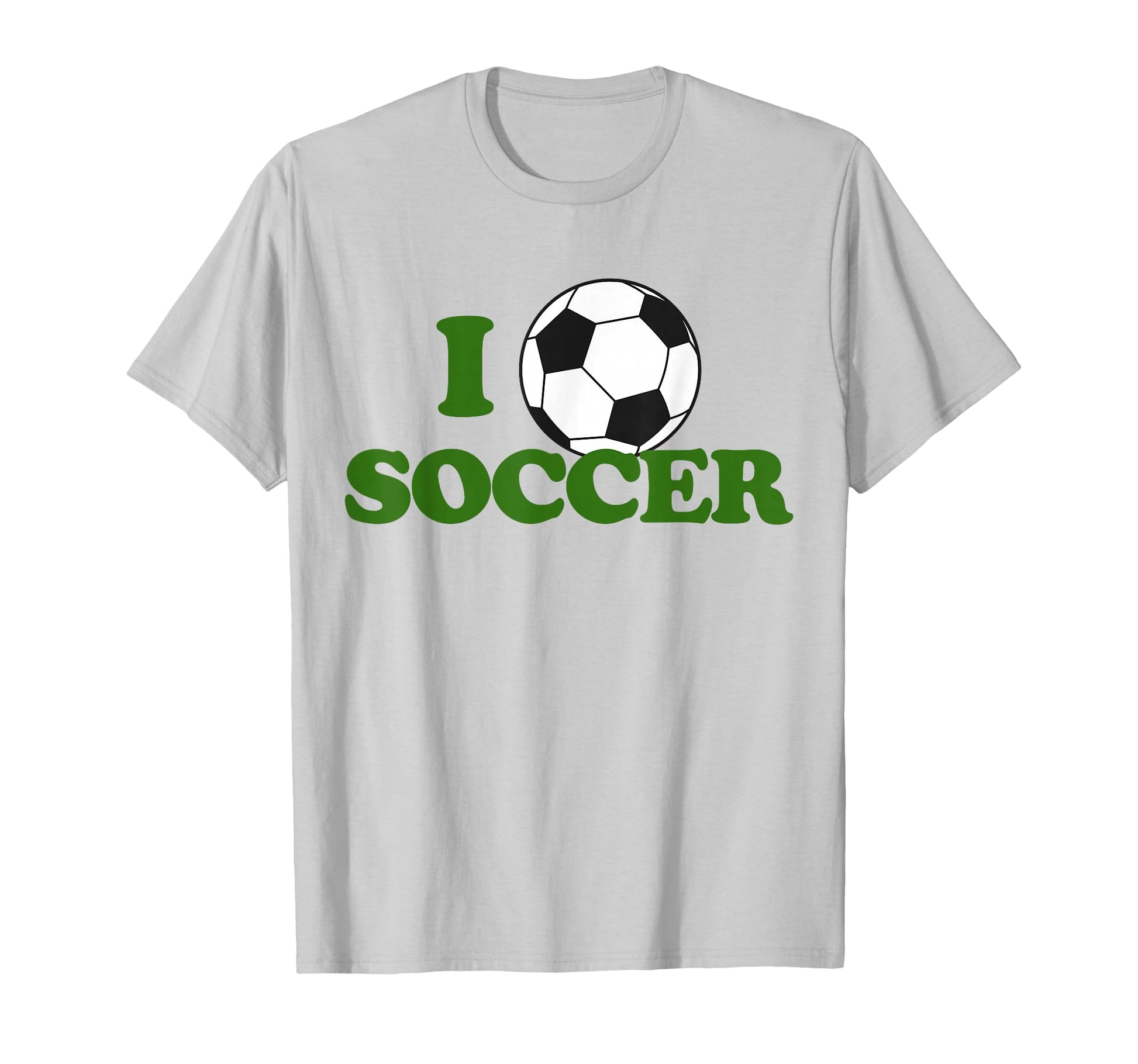 I Love Soccer Ball Sport Footie Fan T-Shirt - Custom Art Print for Adults - T-Shirt, Sweatshirt, Hoodie