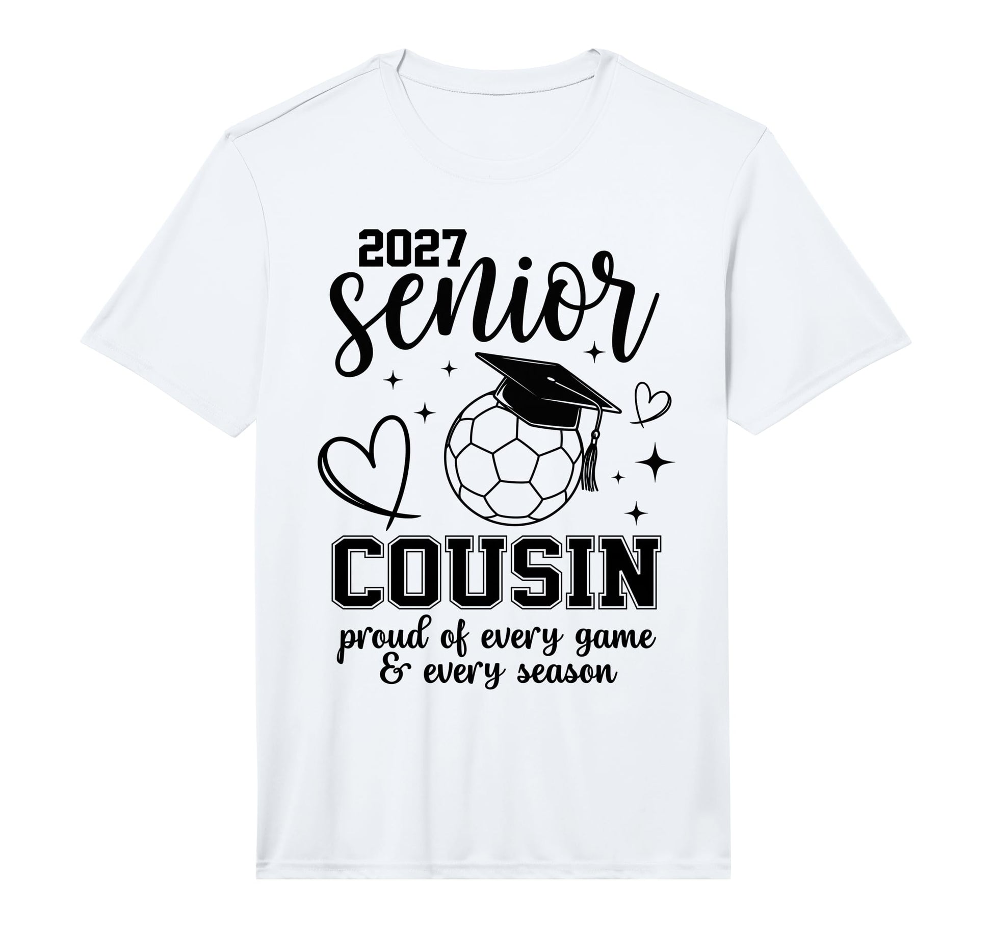 2027 Senior Soccer Cousin Proud T-Shirt - Streetwear Style for Adults - T-Shirt, Sweatshirt, Hoodie