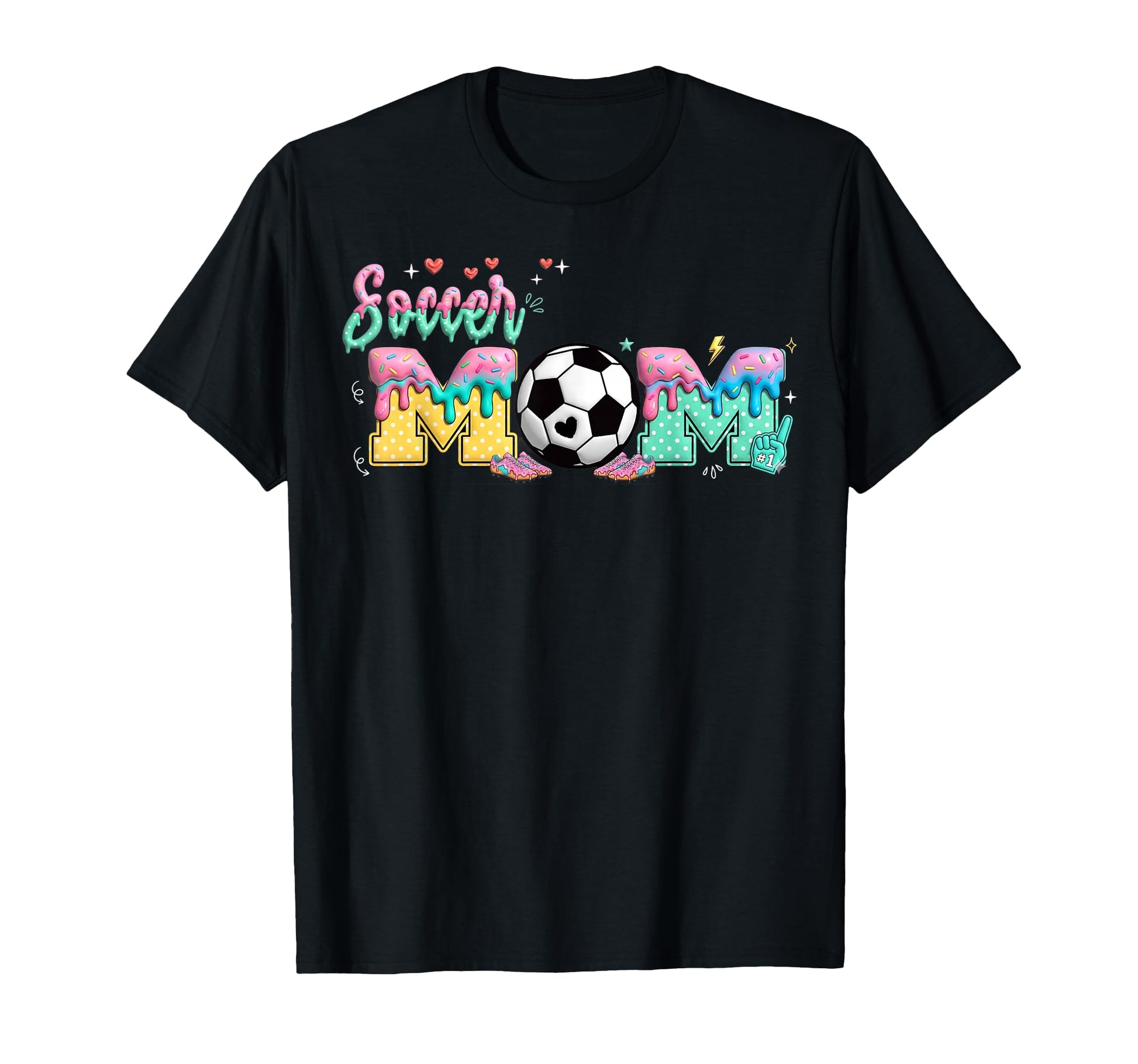 Soccer Mom Drip Soccer Mama Mommy T-Shirt - Custom Art Print for Adults - T-Shirt, Sweatshirt, Hoodie