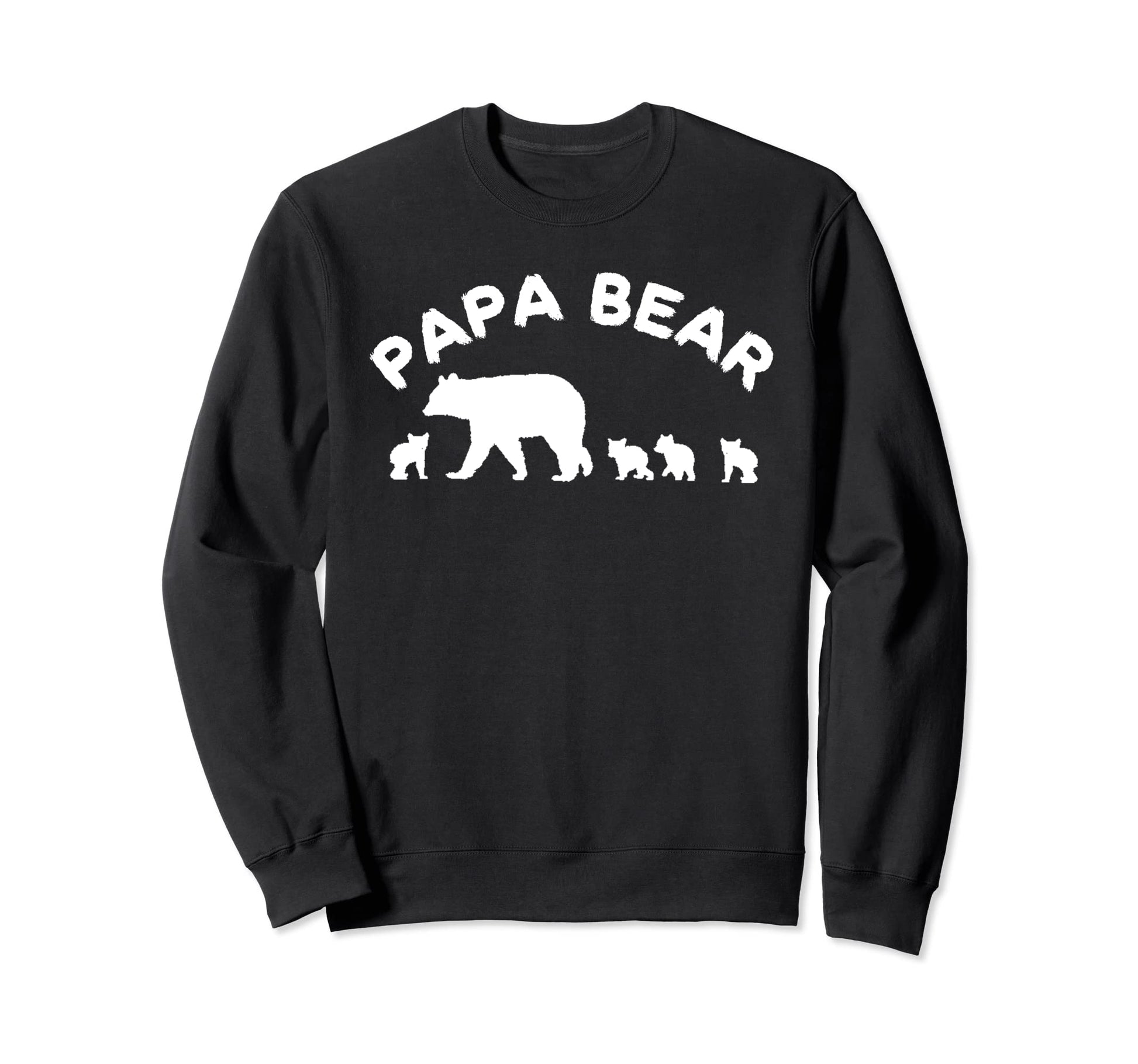 Papa Bear Dad Father 4 Four Cubs Sweatshirt - Streetwear Style Men Women - T-Shirt, Sweatshirt, Hoodie