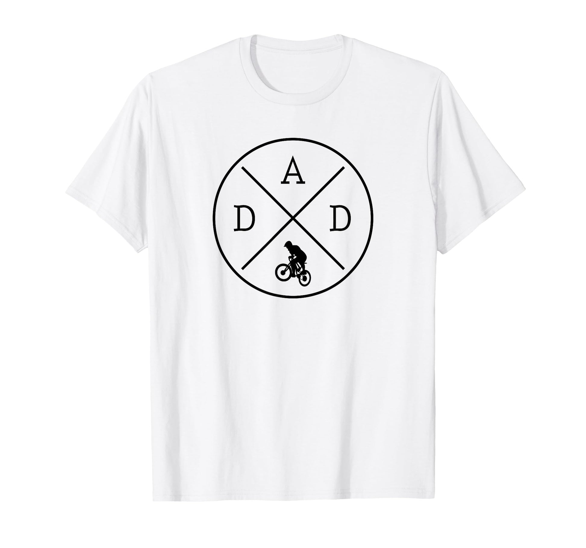 Cycling Dad Mountain Bike Bicycle Biking T-Shirt - Minimalist Print Unisex - T-Shirt, Sweatshirt, Hoodie