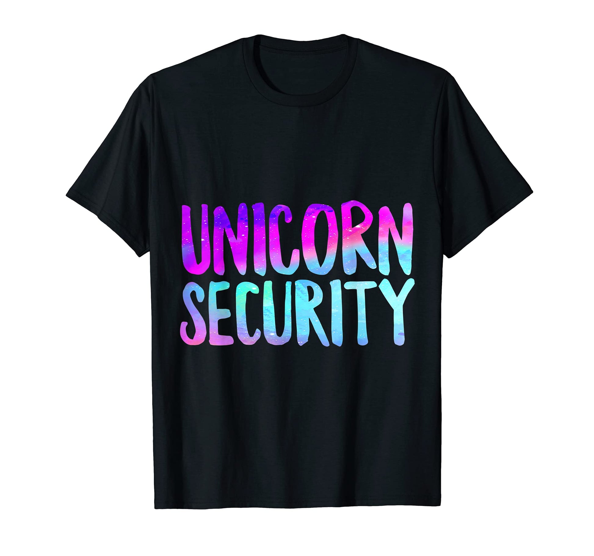 Halloween Costume Unicorn Security Dad T-Shirt - Aesthetic Graphic Unisex - T-Shirt, Sweatshirt, Hoodie