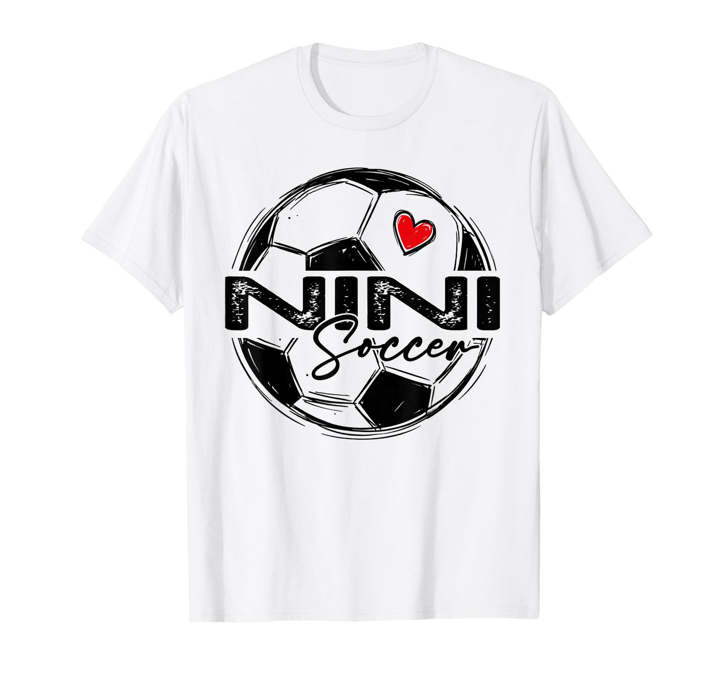 Soccer Nini Soccer Player Family Matching T-Shirt - Minimalist Print Unisex - T-Shirt, Sweatshirt, Hoodie