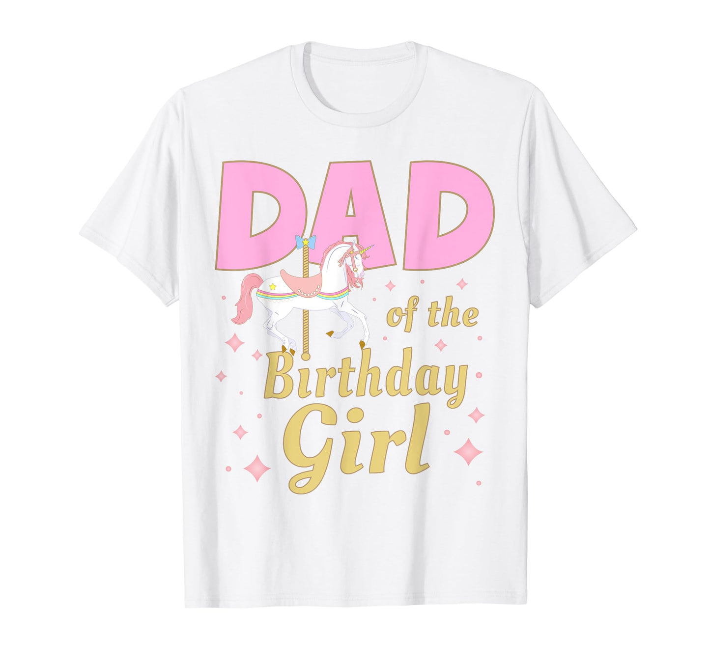 Carousel Party Family Matching Dad 1St T-Shirt - Trendy Graphic for Adults - T-Shirt, Sweatshirt, Hoodie