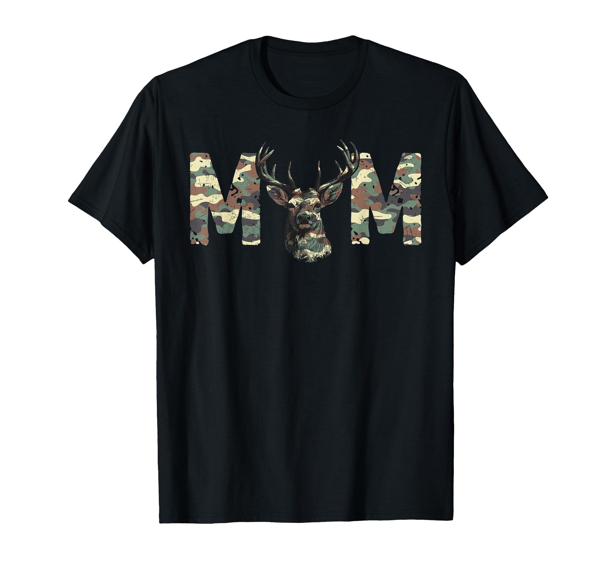 Camo Mom Hunting Camouflage Deer Fathers T-Shirt - Novelty Apparel Unisex - T-Shirt, Sweatshirt, Hoodie