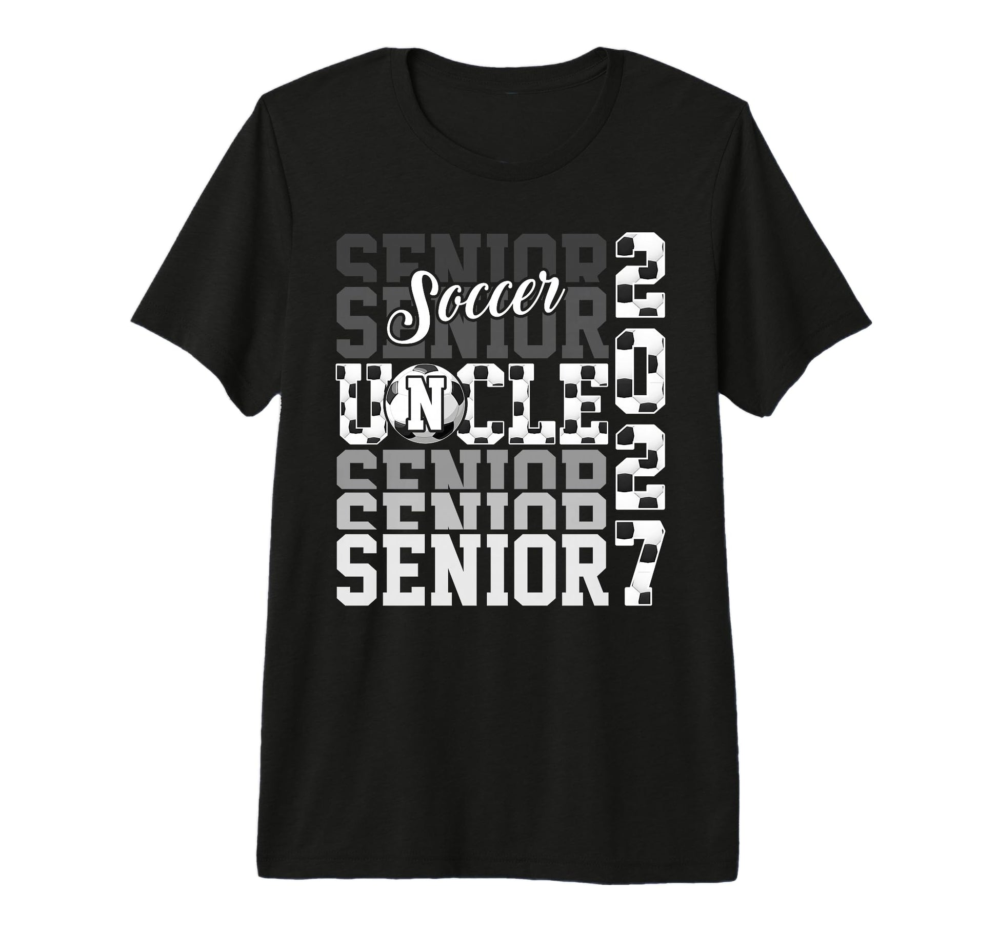 Senior 2027 Soccer Uncle Proud Family T-Shirt - Unique Graphic Men Women - T-Shirt, Sweatshirt, Hoodie