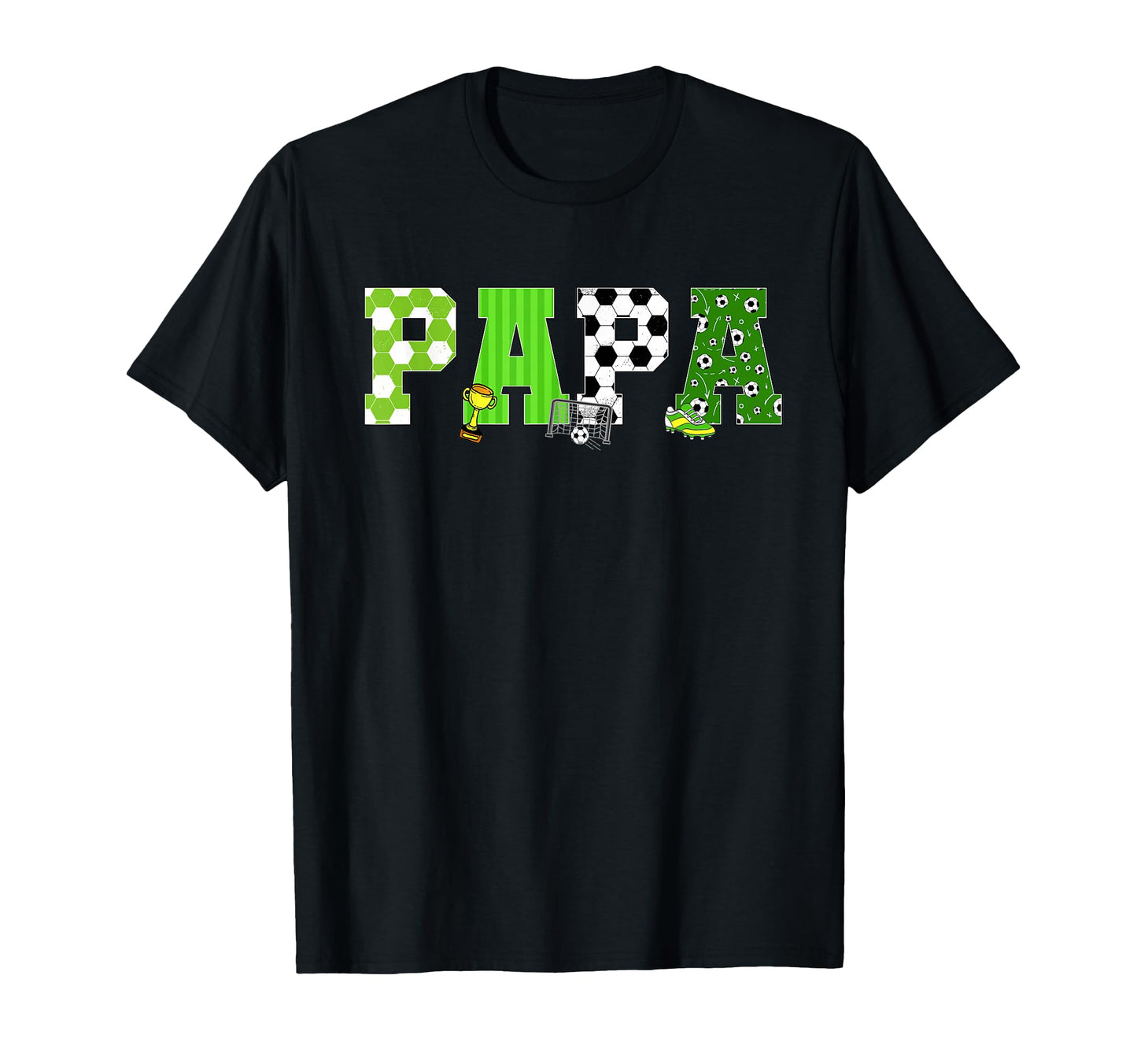 Soccer Papa Birthday Party Soccer Family T-Shirt - Minimalist Print Unisex - T-Shirt, Sweatshirt, Hoodie