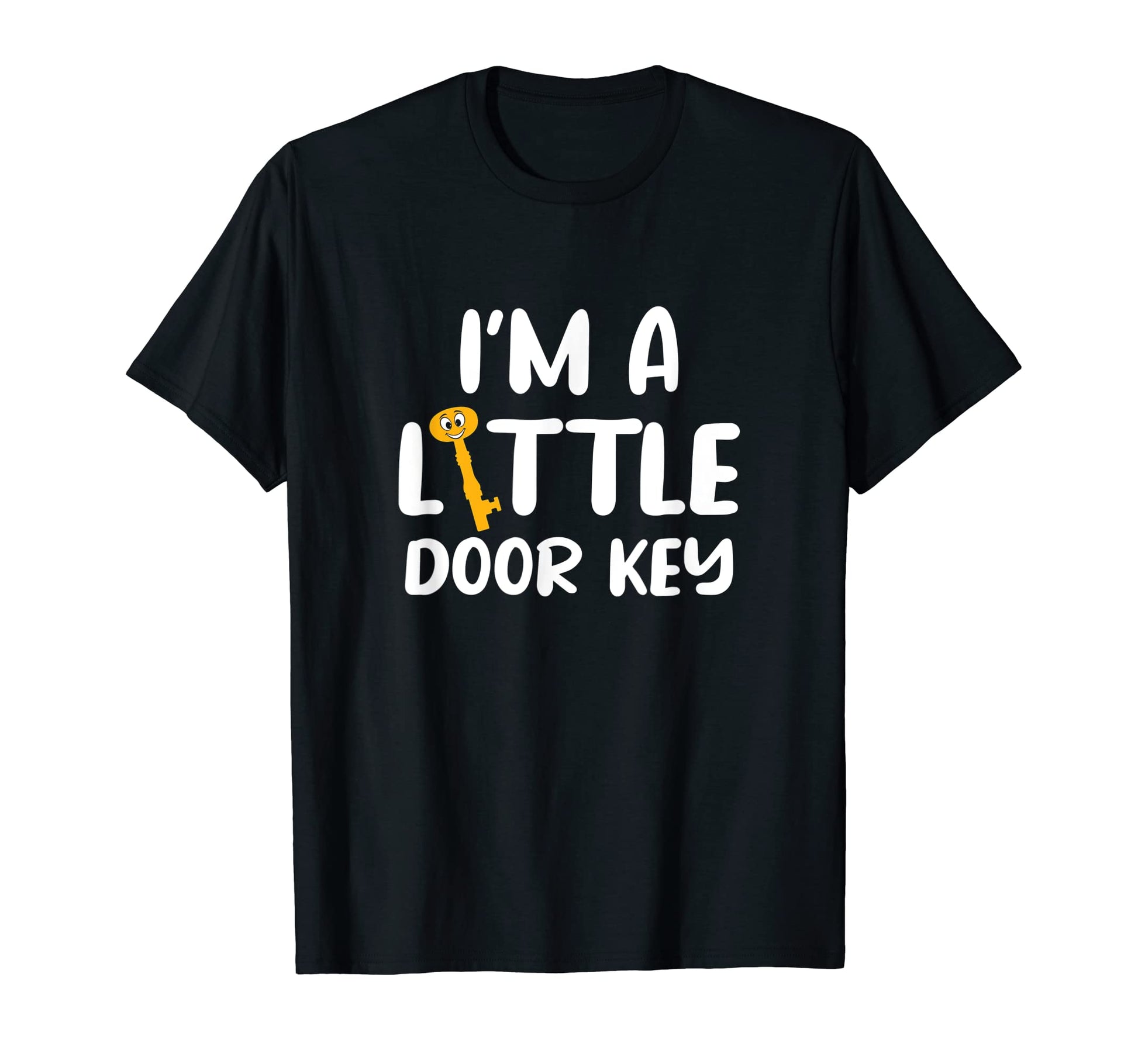 Mens Im Little Door Key Bad Dad Joke T-Shirt - Minimalist Print Unisex - T-Shirt, Sweatshirt, Hoodie