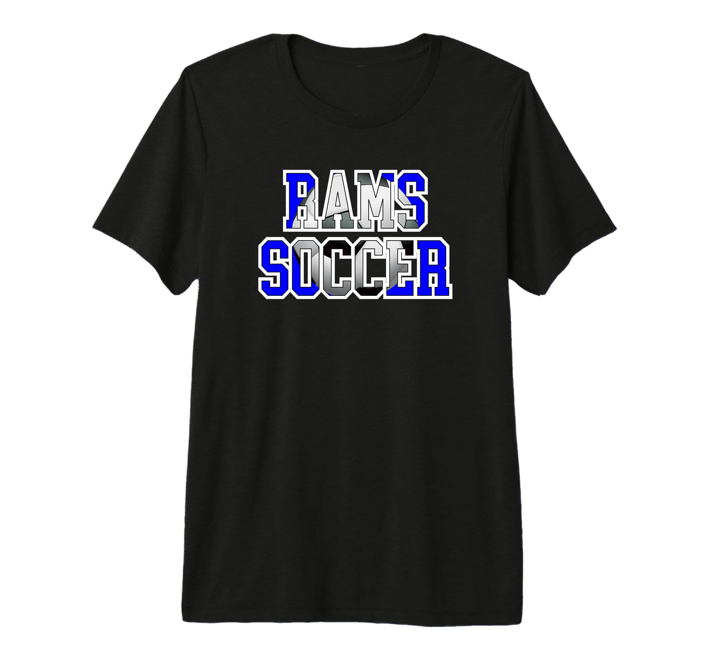 Rams Soccer Mom Game Day Mascot Blue T-Shirt - Streetwear Style for Adults - T-Shirt, Sweatshirt, Hoodie