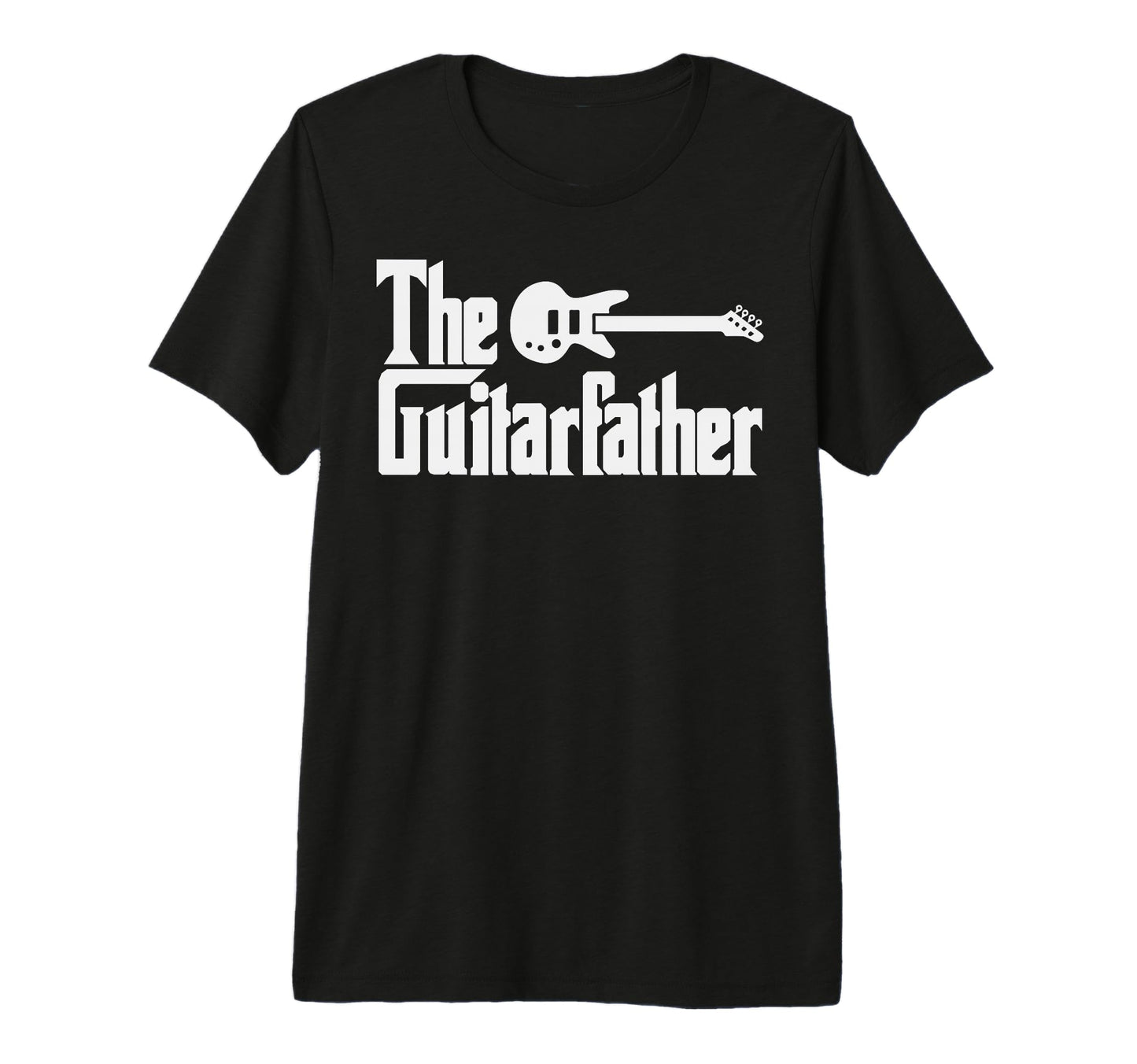 Fathers Day Guitar Father Musician T-Shirt - Custom Art Print Men Women - T-Shirt, Sweatshirt, Hoodie