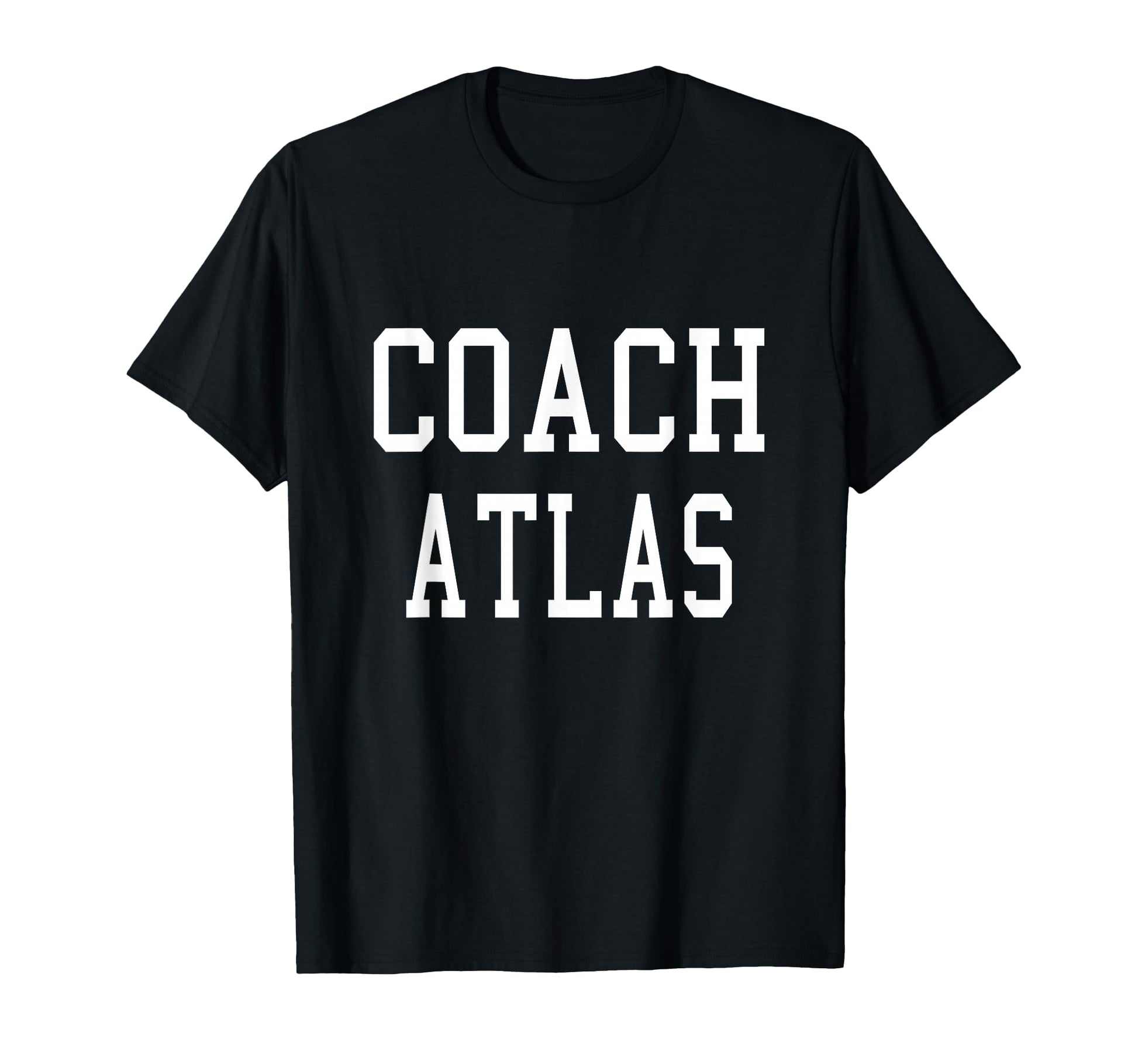 Coach Atlas Custom Football Soccer T-Shirt - Aesthetic Graphic for Adults - T-Shirt, Sweatshirt, Hoodie