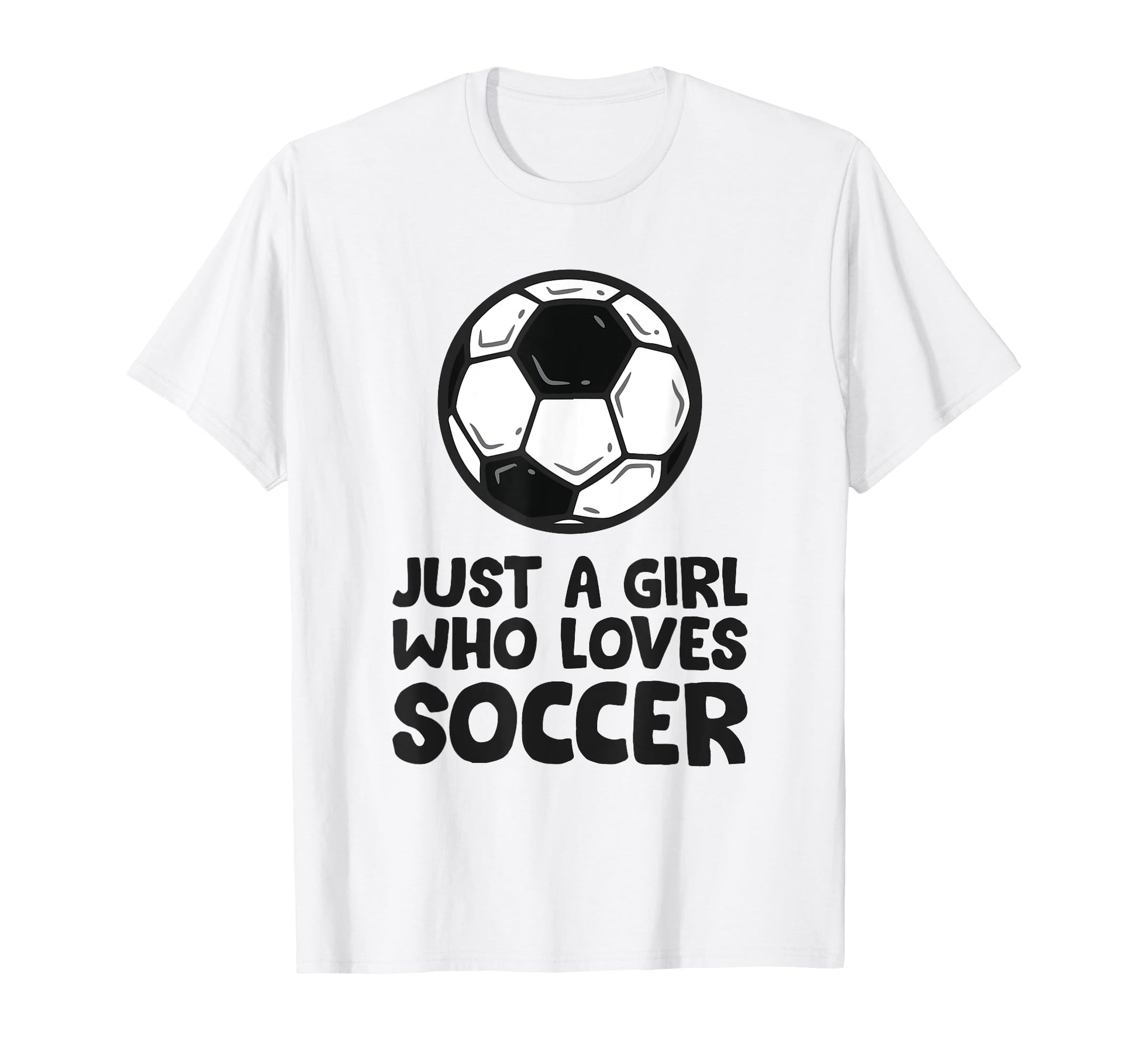 Just Who Loves Soccer T-Shirt - Minimalist Print for Adults - T-Shirt, Sweatshirt, Hoodie