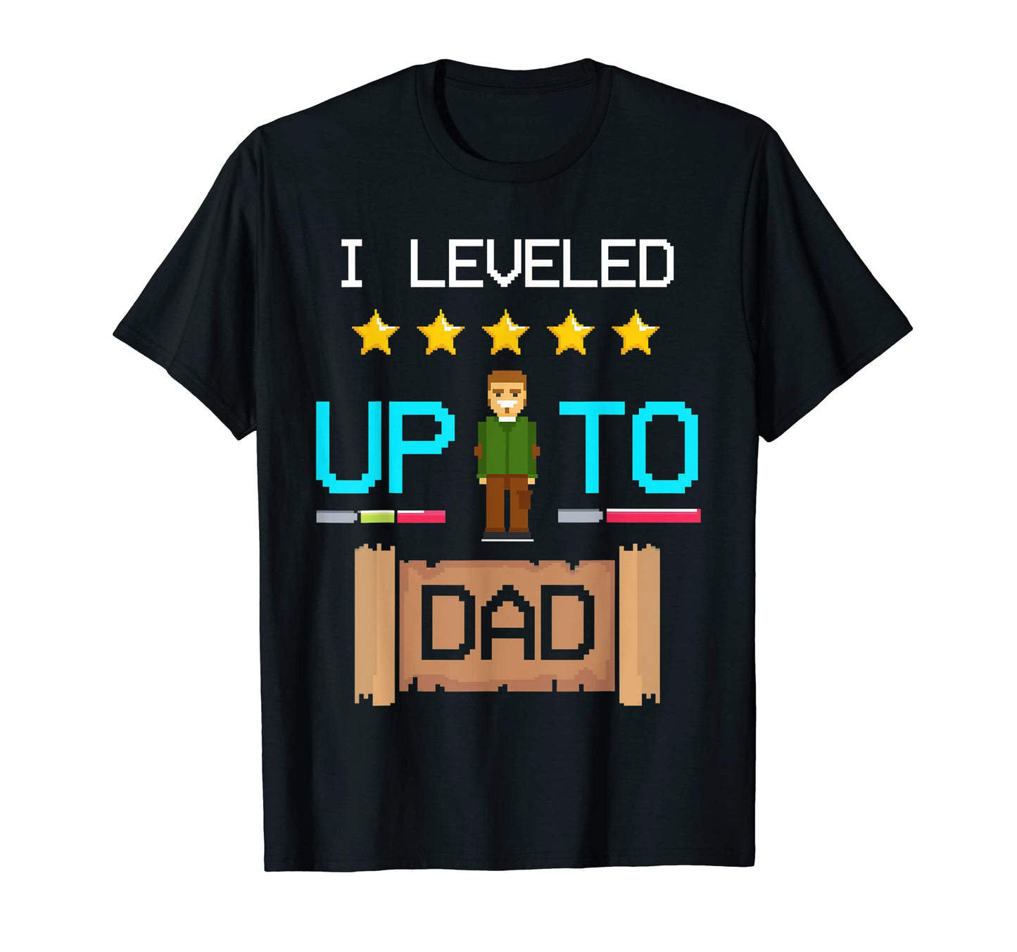 New Dad Gamer First Time Daddy T-Shirt - Custom Art Print for Adults - T-Shirt, Sweatshirt, Hoodie