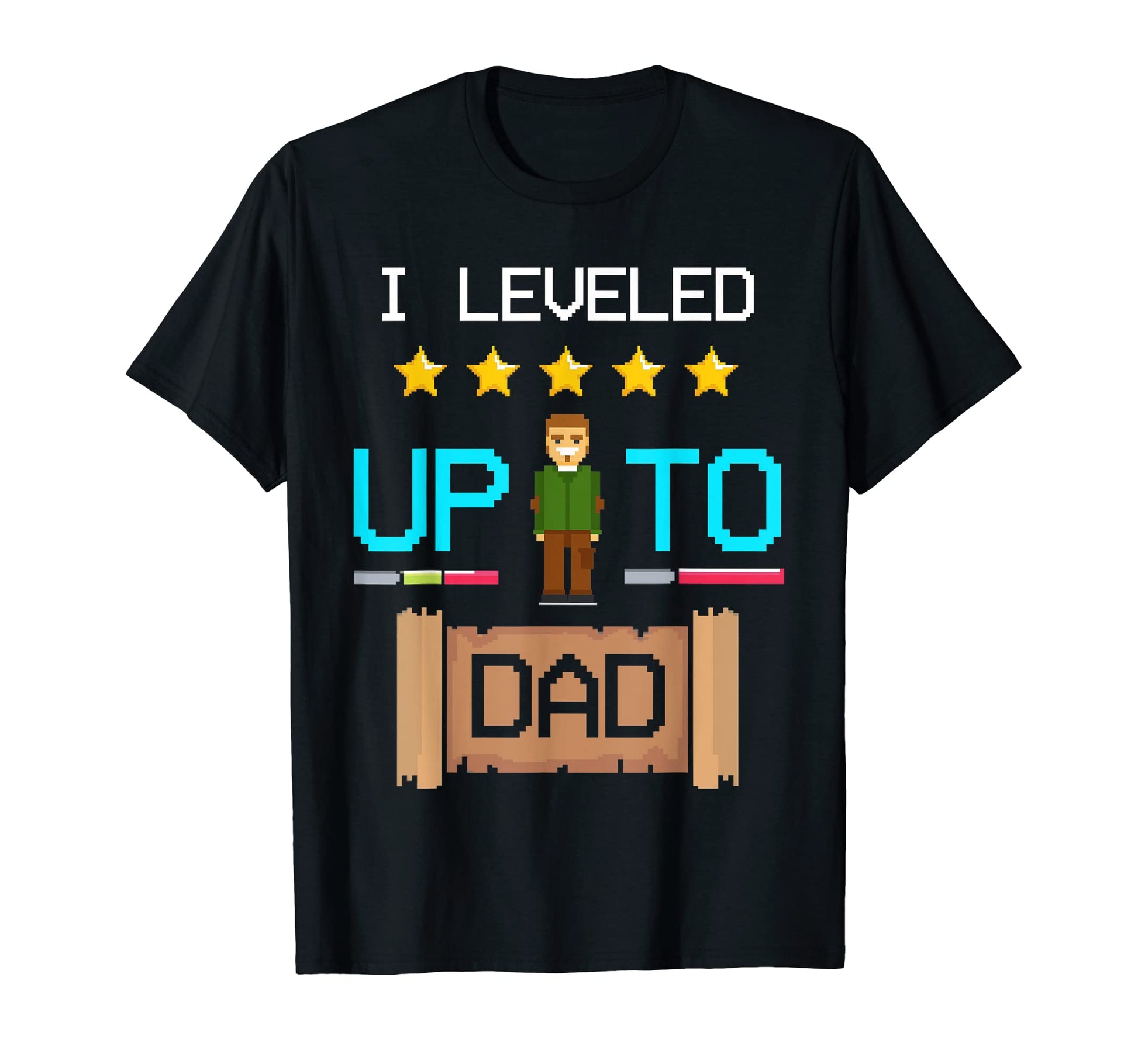 New Dad Gamer First Time Daddy T-Shirt - Custom Art Print for Adults - T-Shirt, Sweatshirt, Hoodie