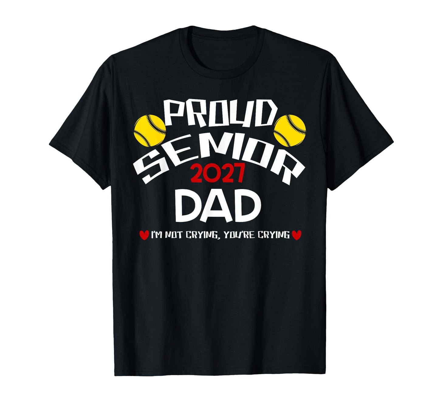 Proud Senior Dad 2027 Tennis Family T-Shirt - Unique Graphic Men Women - T-Shirt, Sweatshirt, Hoodie