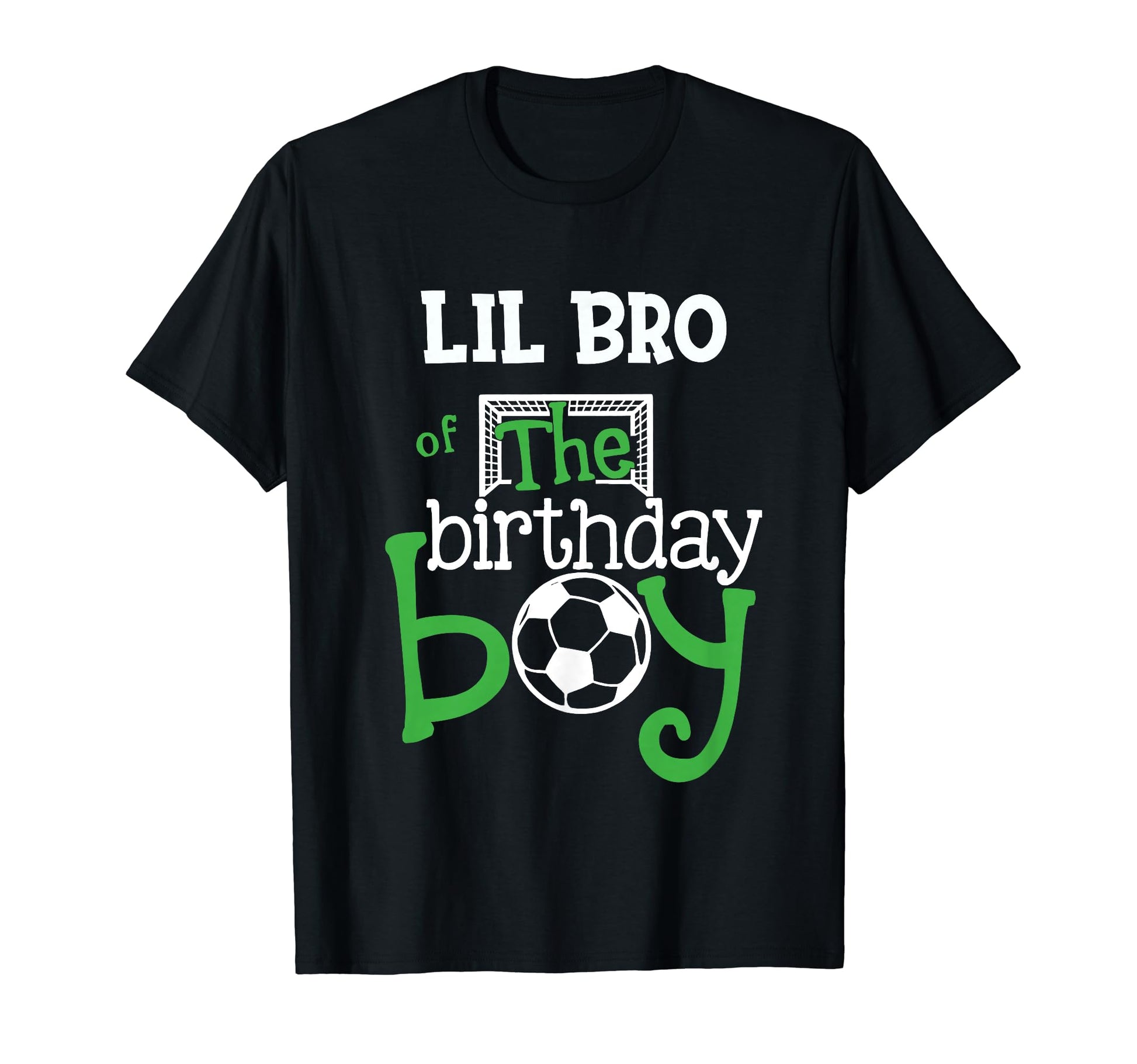 Lil Brother Birthday Soccer Player T-Shirt - Custom Art Print Unisex - T-Shirt, Sweatshirt, Hoodie