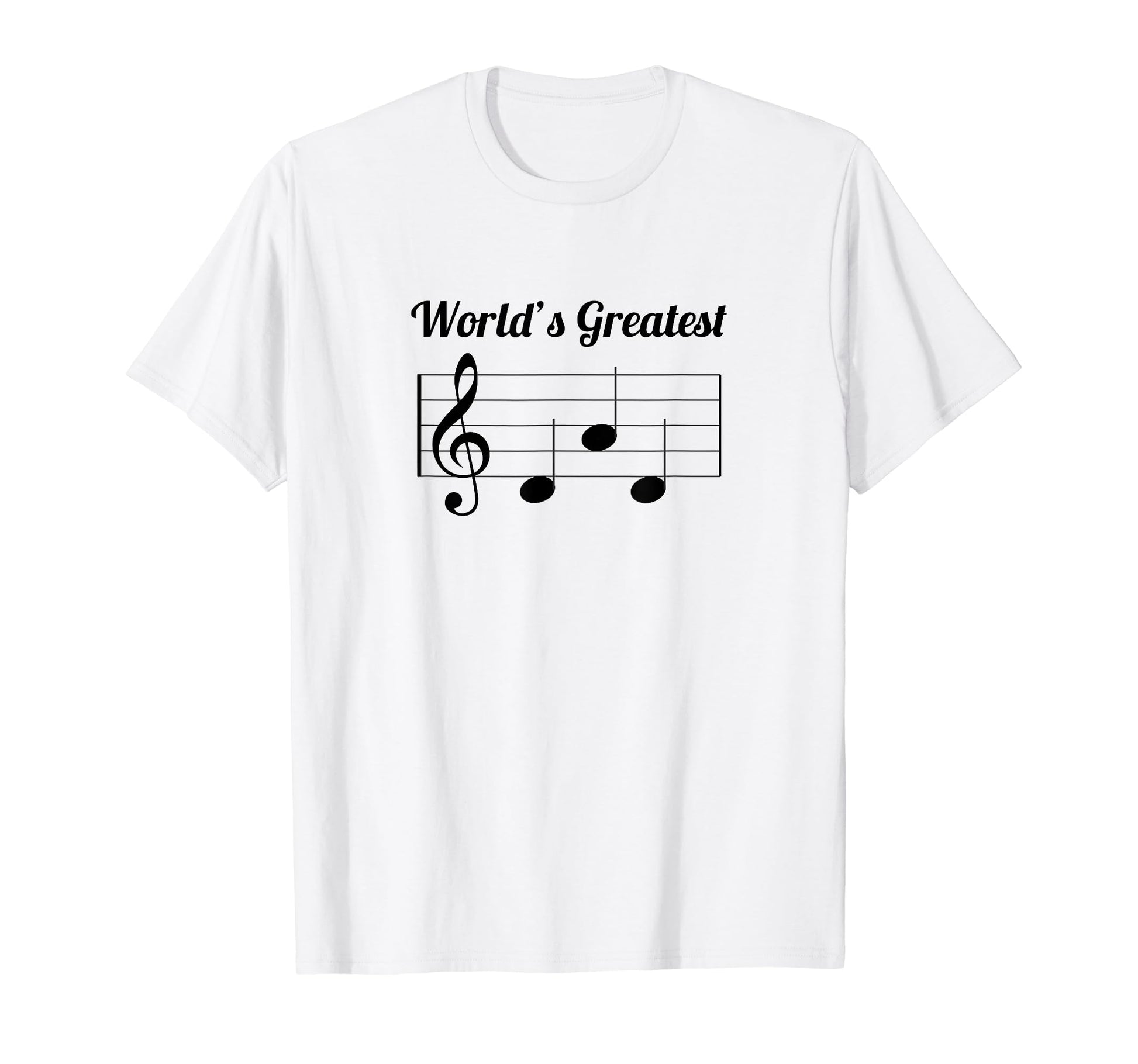 Mens Worlds Greatest Musician Dad Music T-Shirt - Minimalist Print Unisex - T-Shirt, Sweatshirt, Hoodie