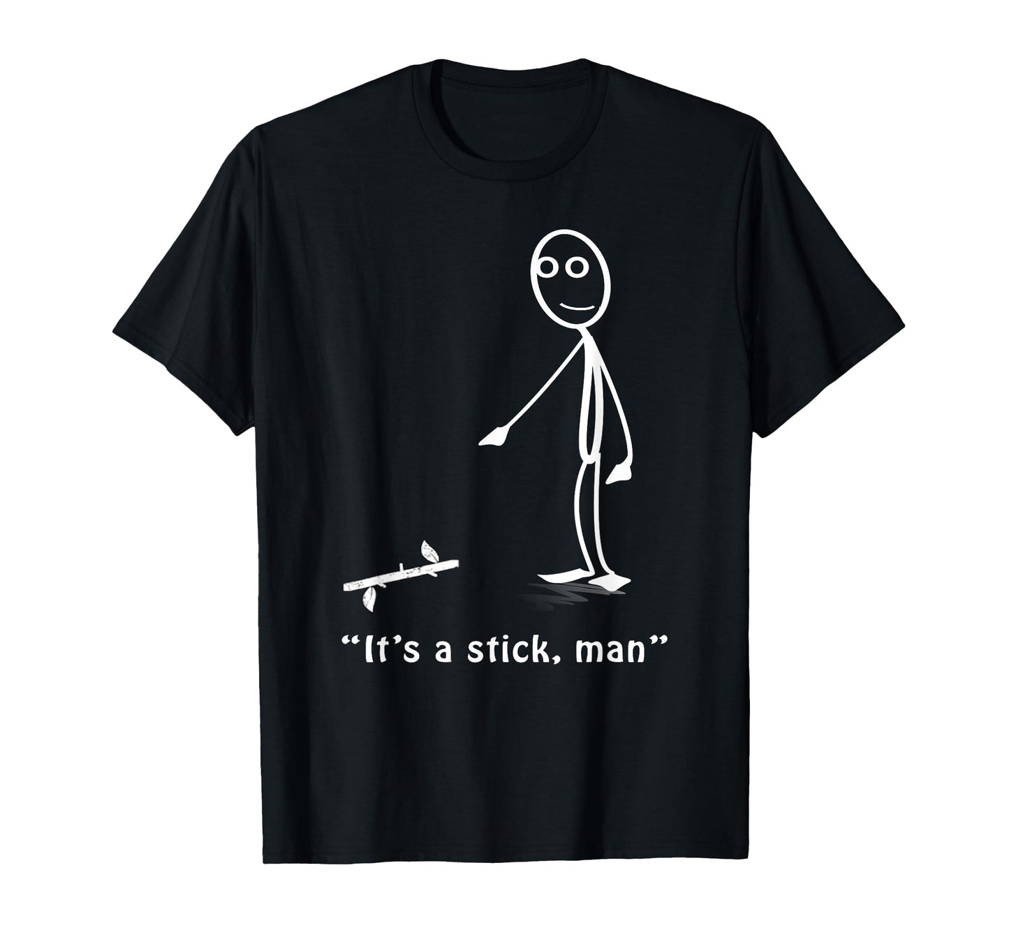Funny Its Stick Stickman Costume T-Shirt - Custom Art Print for Adults - T-Shirt, Sweatshirt, Hoodie